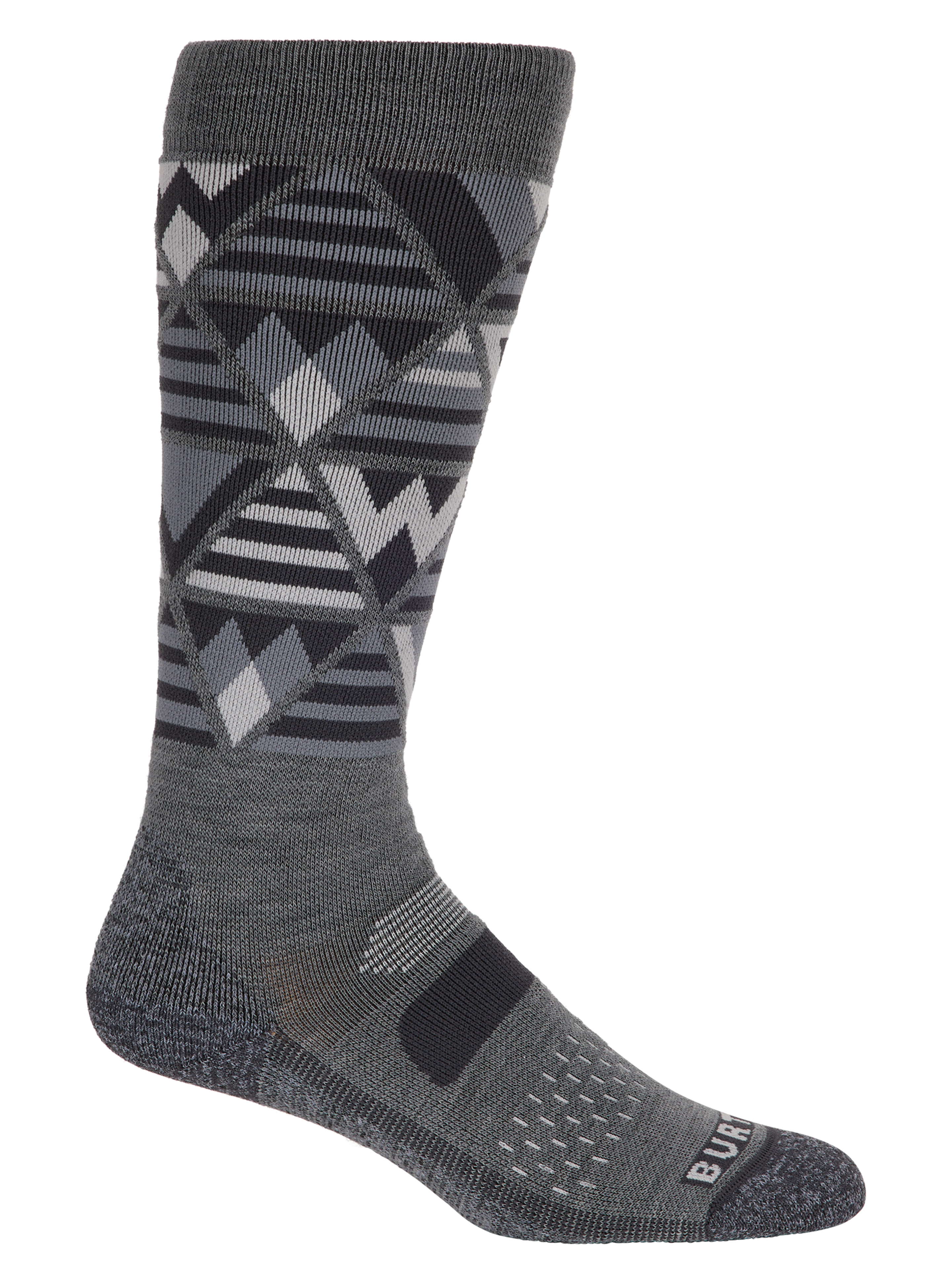 Women's Burton Performance Midweight Socks, Gray Heather / SM