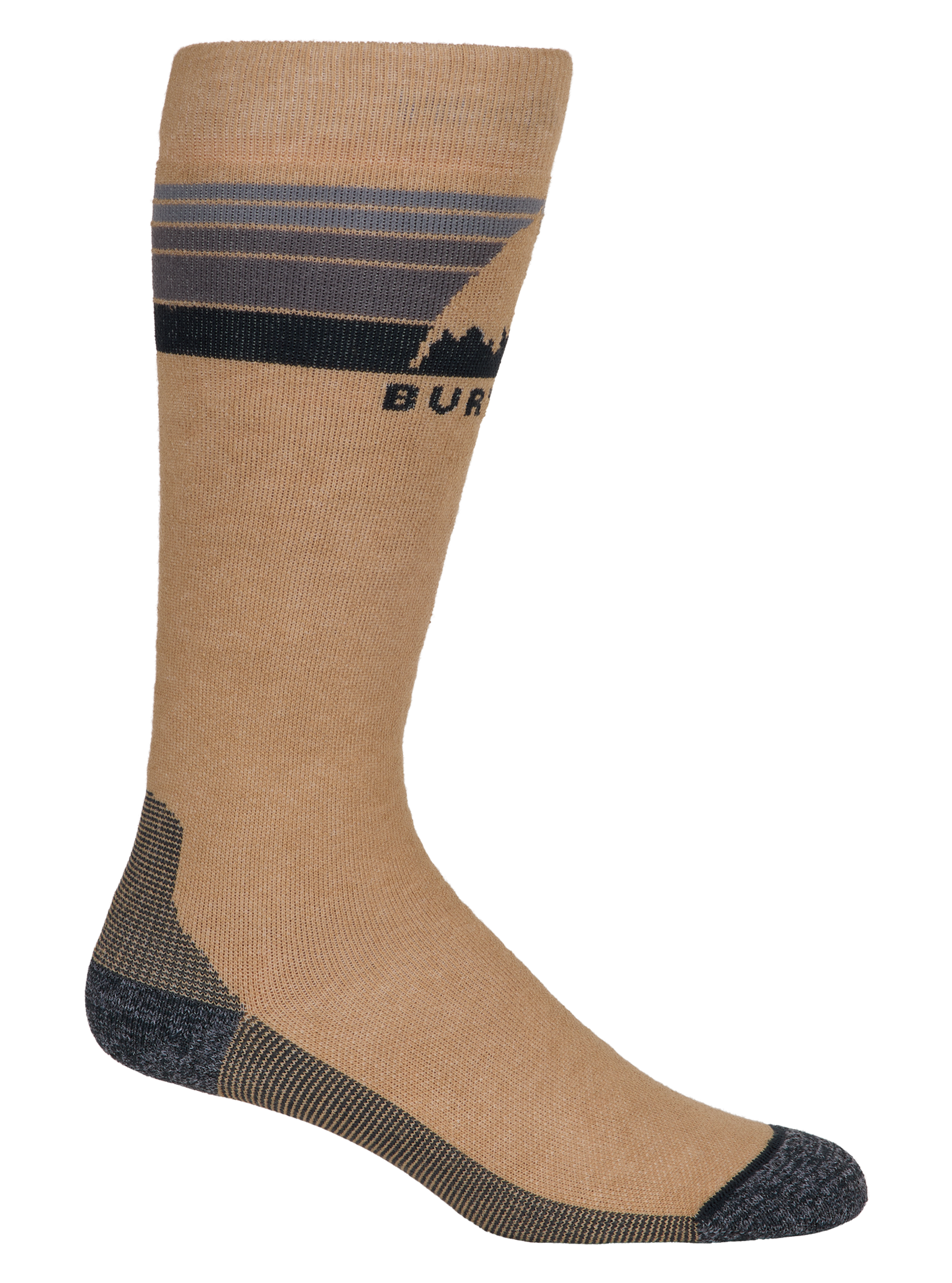 Women's Burton Emblem Midweight Socks, Summit Taupe / ml