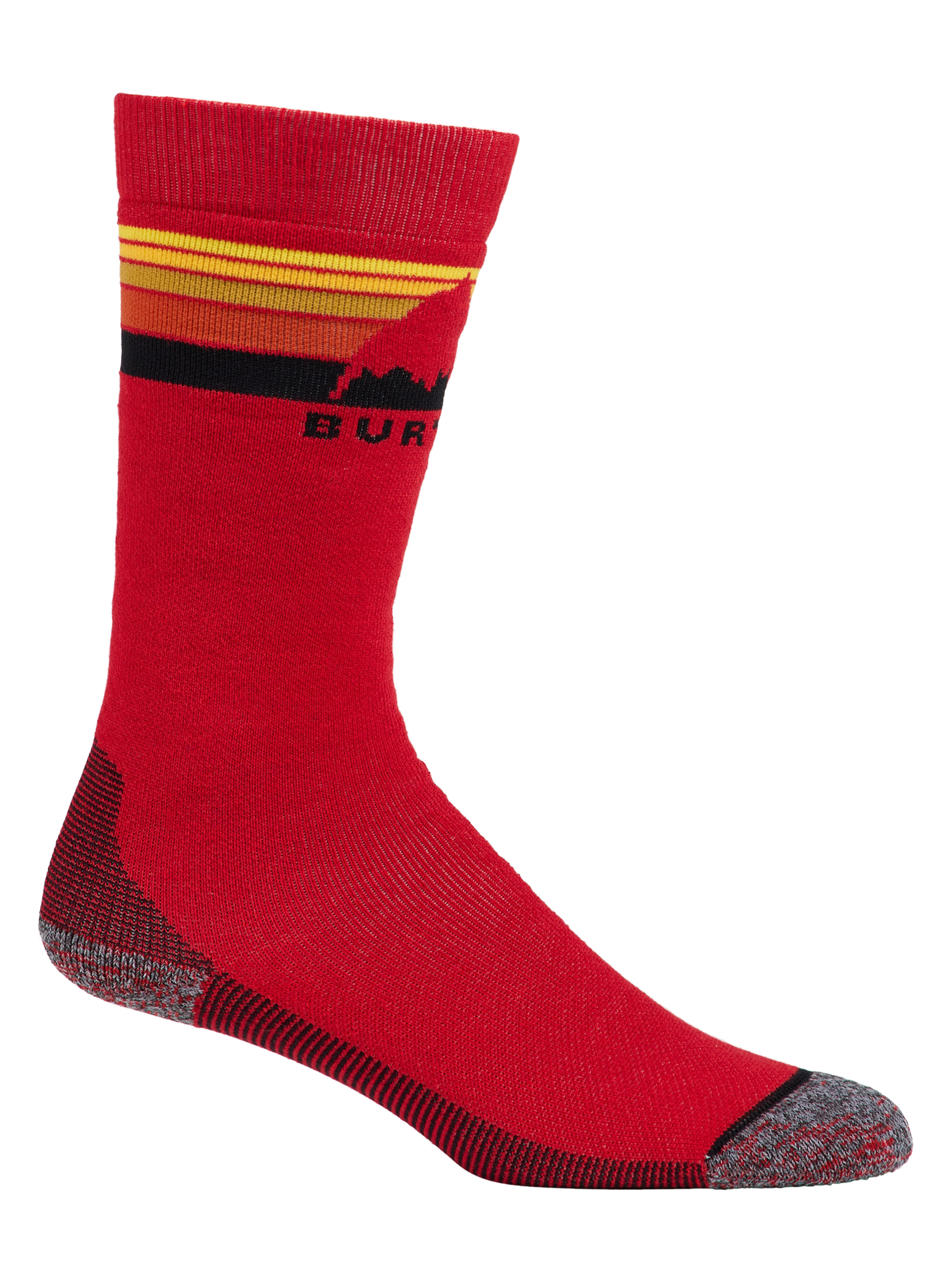 burton emblem midweight snowboard socks Kids' Sock (Multiple Color Options) Darkside Snowboards calf fit Burton Emblem Midweight Junior Sock