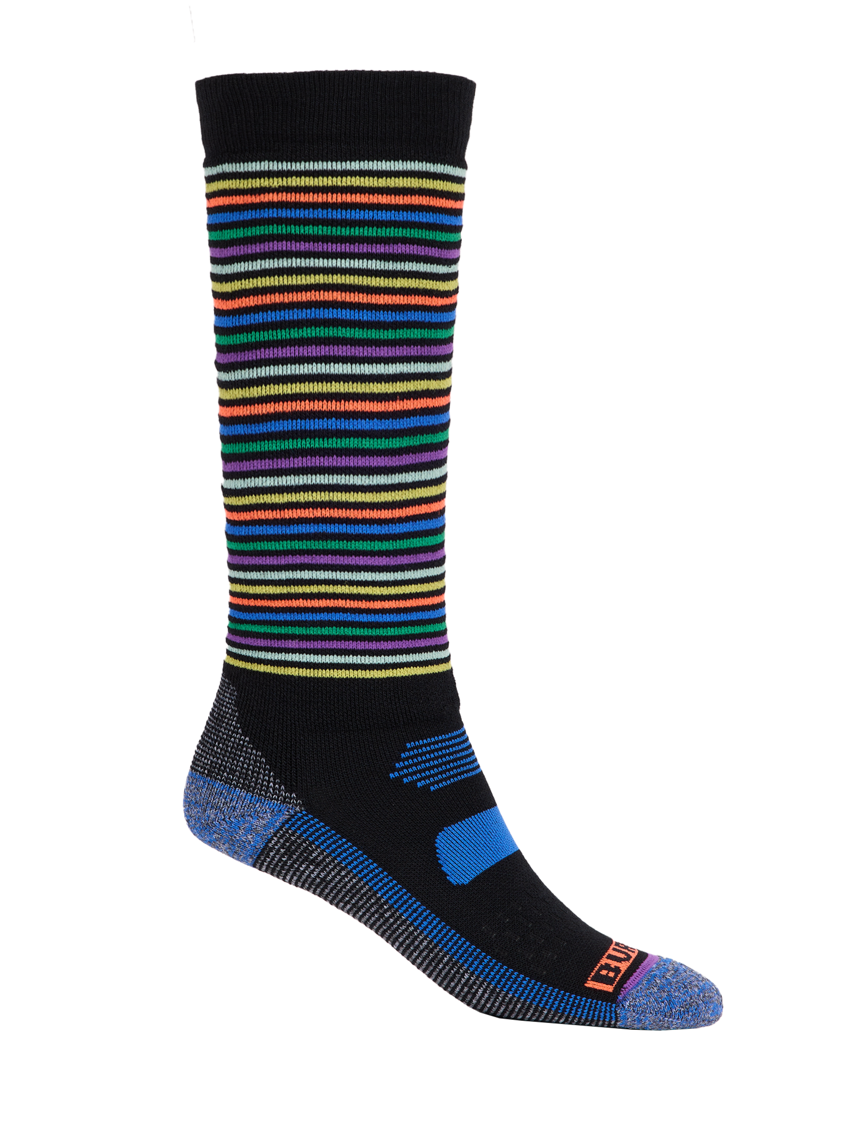 Kids' Burton Performance Midweight Socks, Mini Stripe / XSS