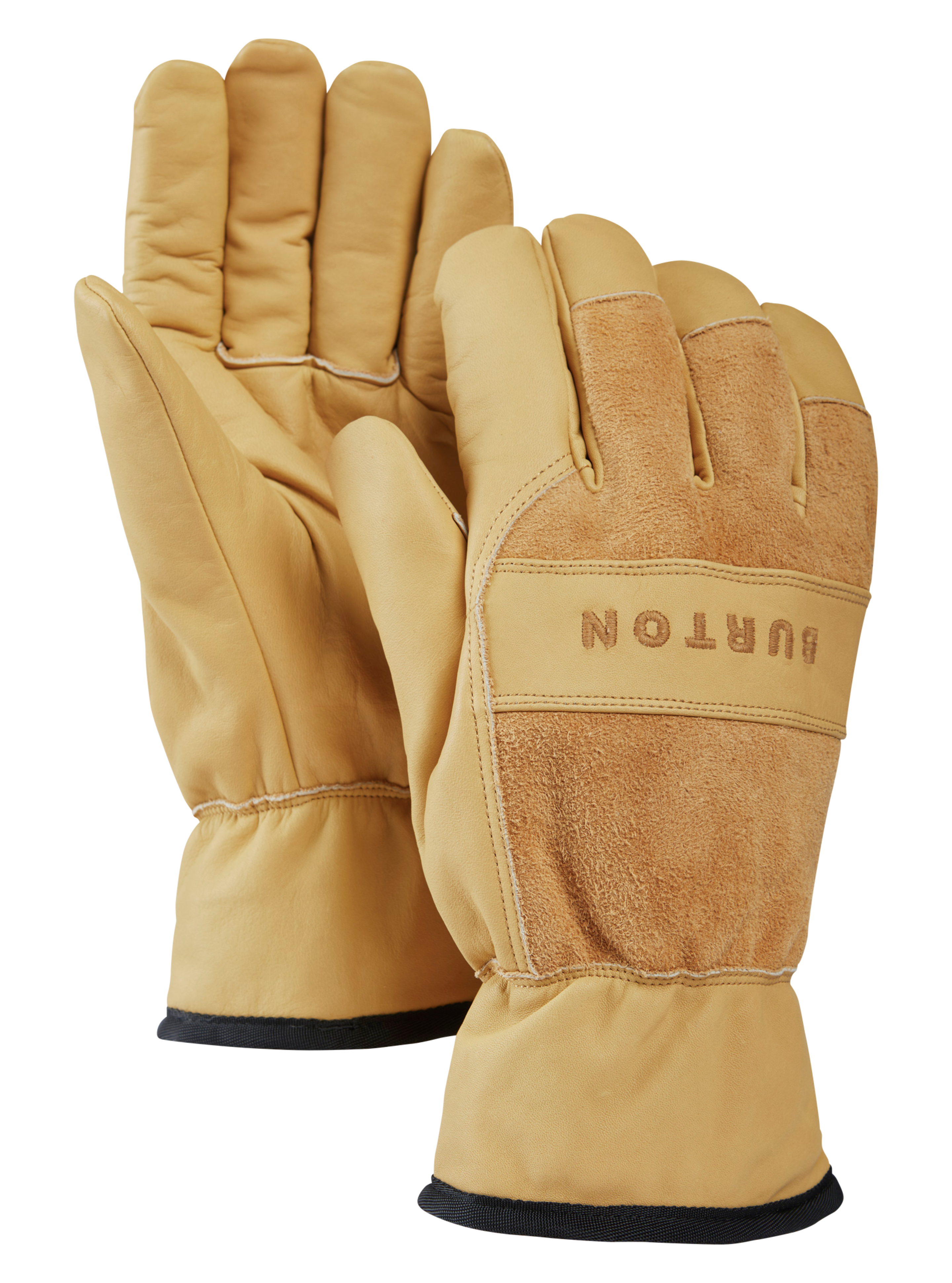 Men's Burton Lifty Leather Gloves, Rawhide / S