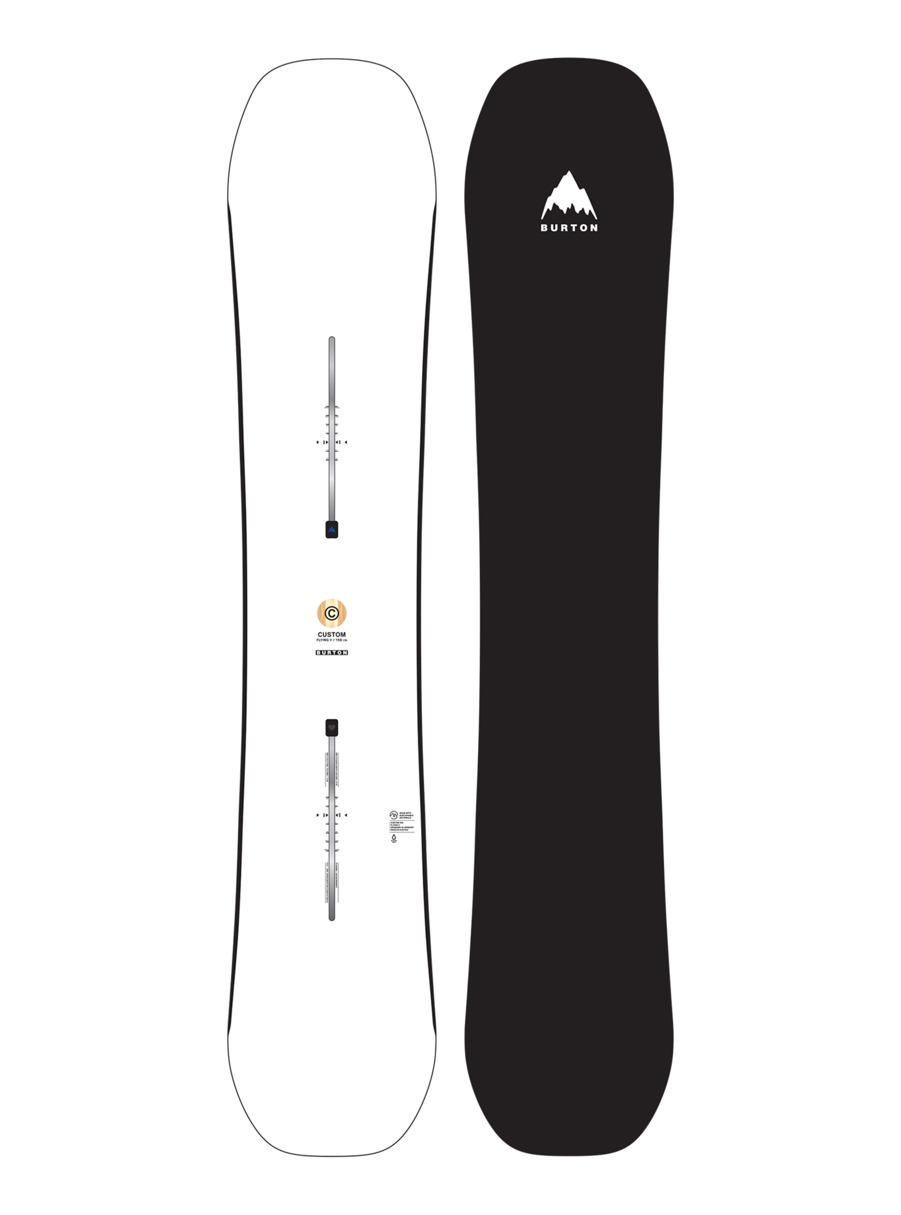 burton custom 156 snowboard X Etched 2027 - The Flying V edition of the Custom blends the best of camber and rocker making for an extra playful all mountain ride Snowboard Burton Custom 2007/2008 ::