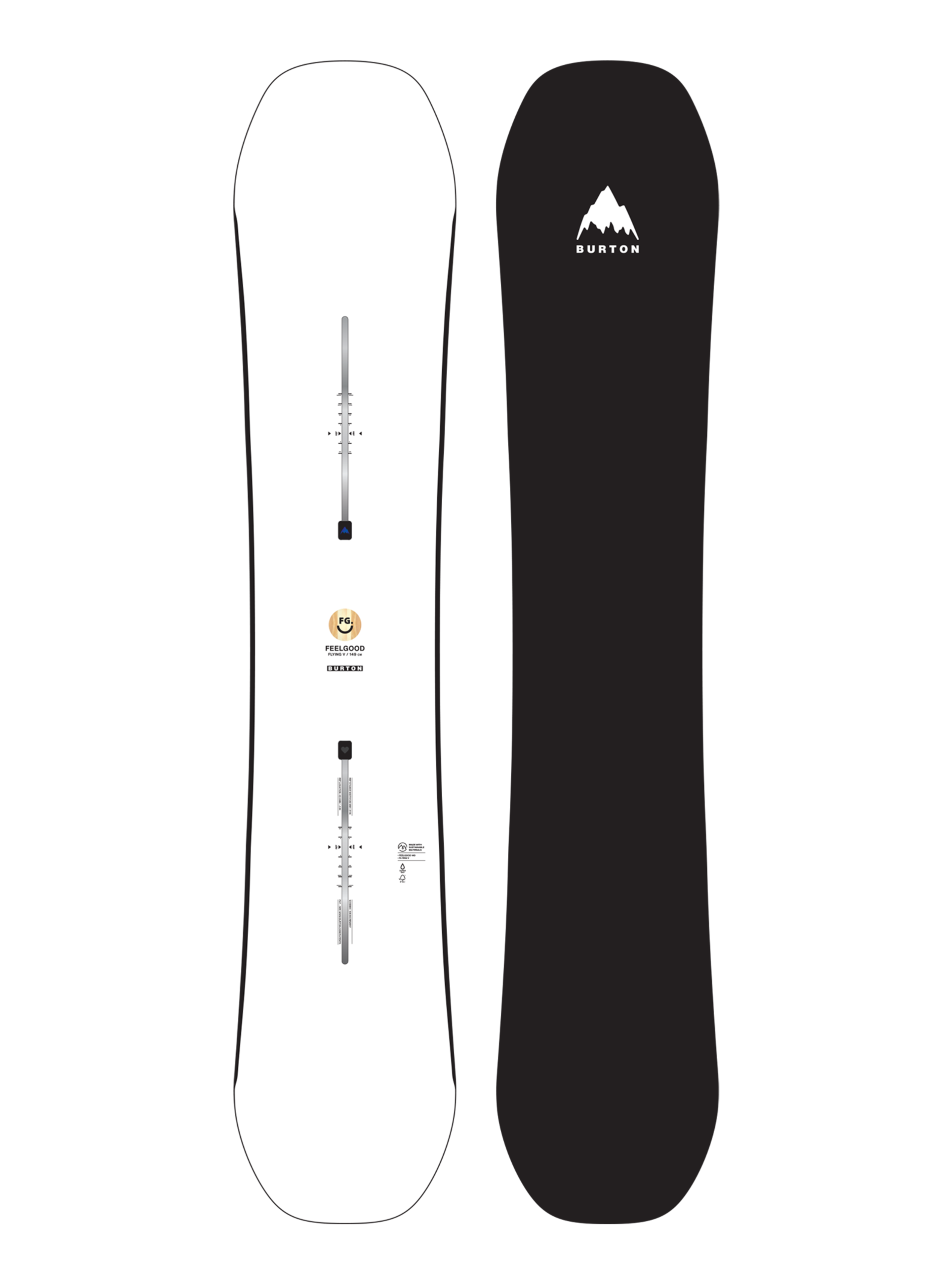 Women's Burton Feelgood Flying V Snowboard | Burton.com Winter Women's Burton Feelgood Flying V Snowboard | Burton.com Winter