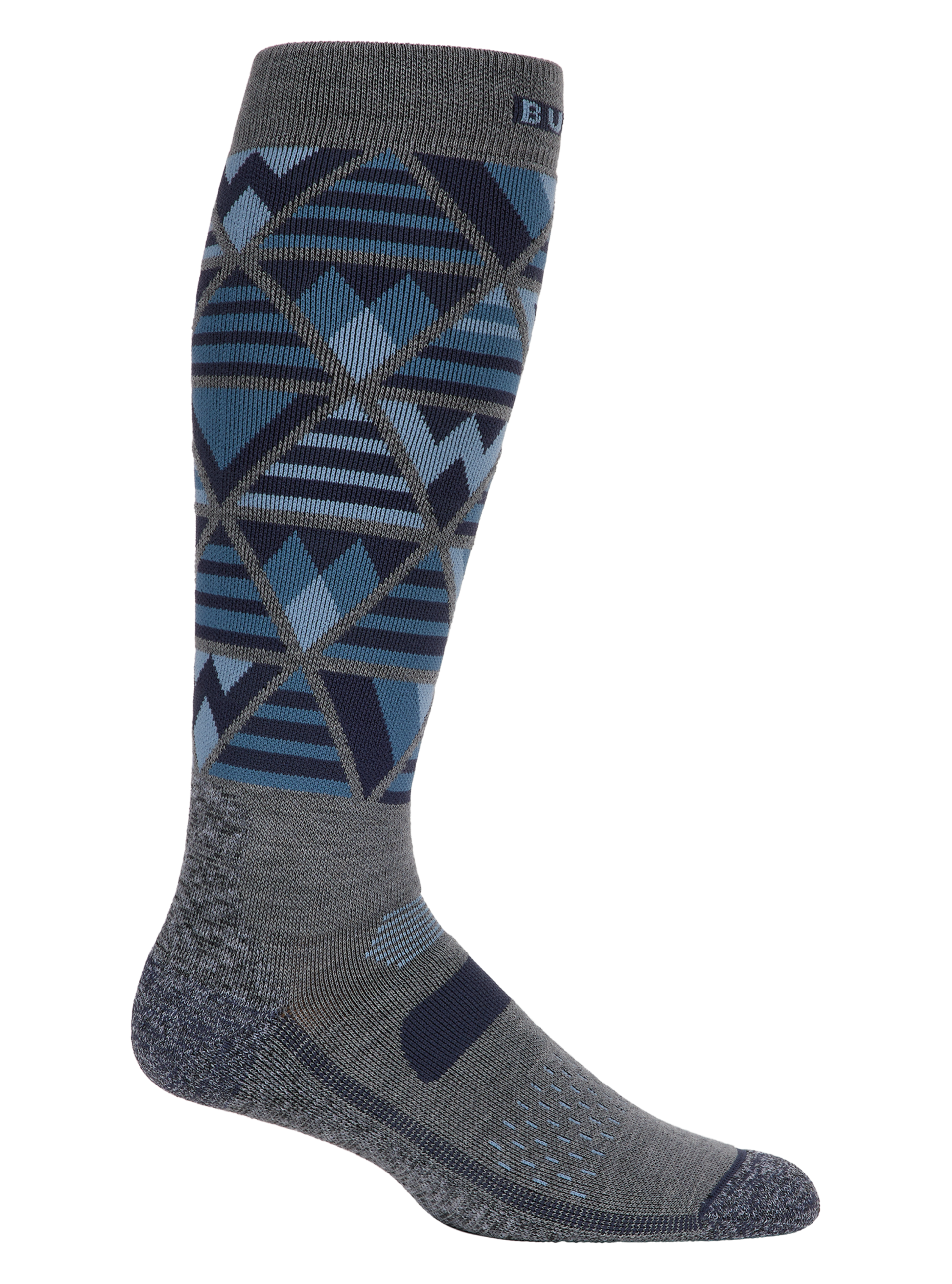 Men's Burton Performance Midweight Socks, Dark Slate Heather / M