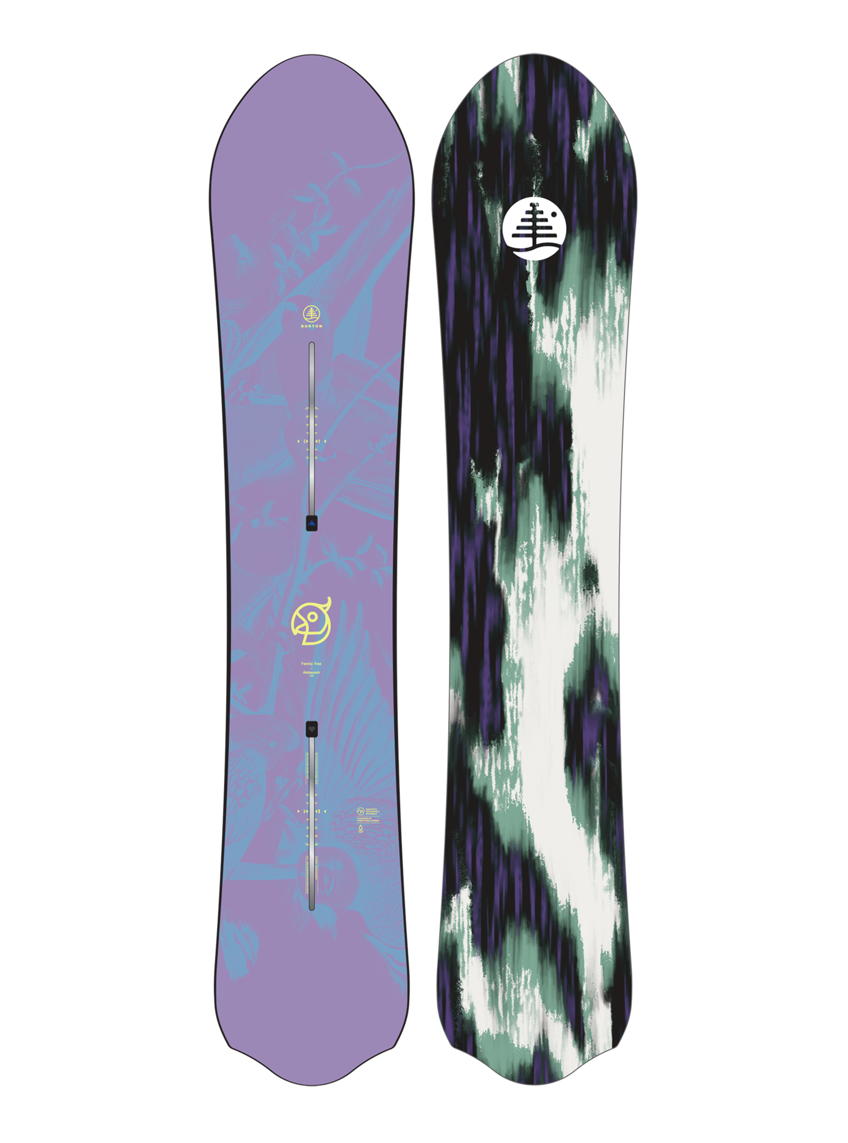 Burton Family Tree Alekesam Camber Snowboard | Burton.com Winter 2026 Burton Family Tree Alekesam Camber Snowboard | Burton.com Winter 2026