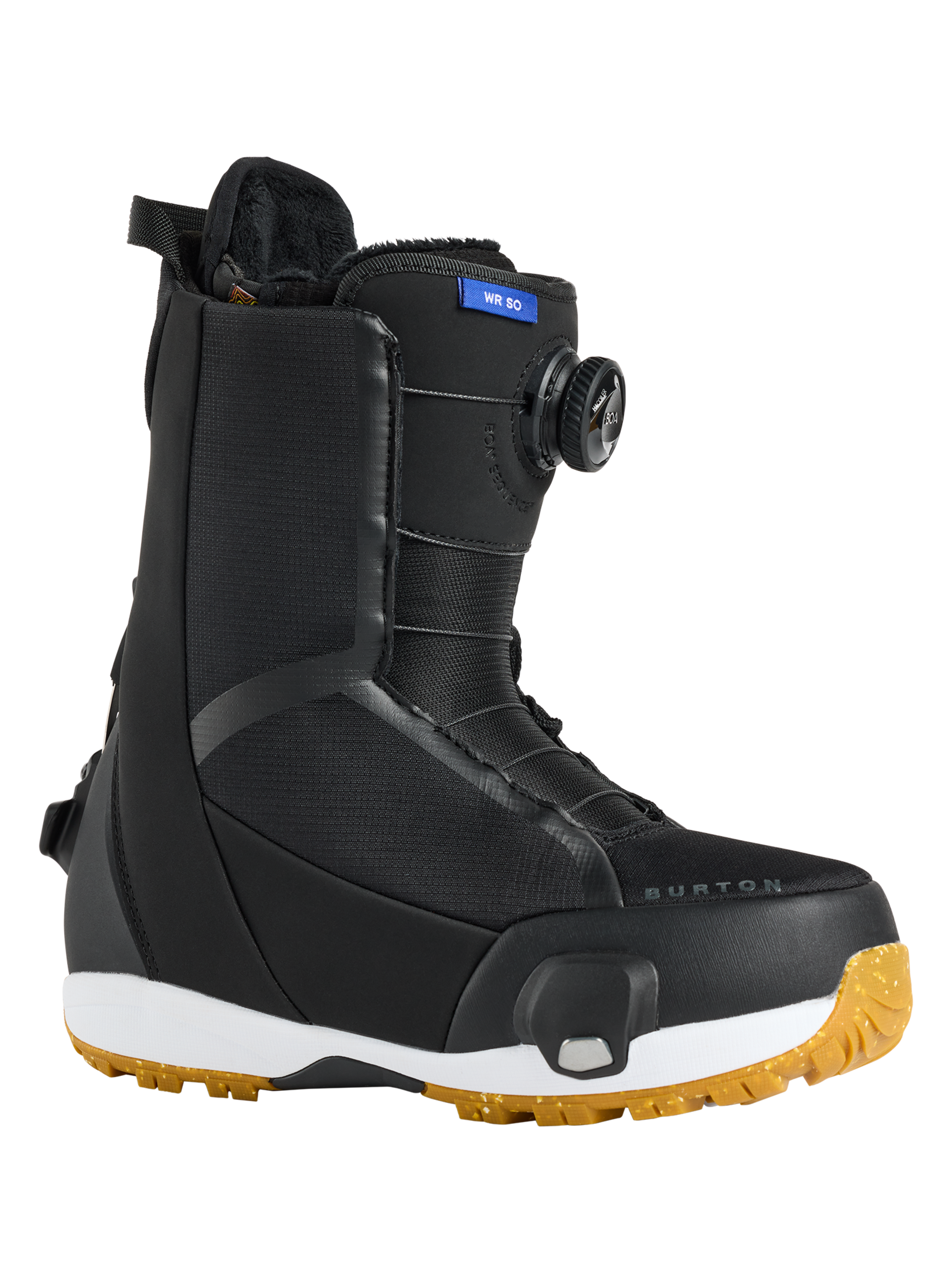 black burton snowboard boots Highshot X Step On Lightweight Power Panels with durable resilient stretch Burton Men's Waverange X Pro