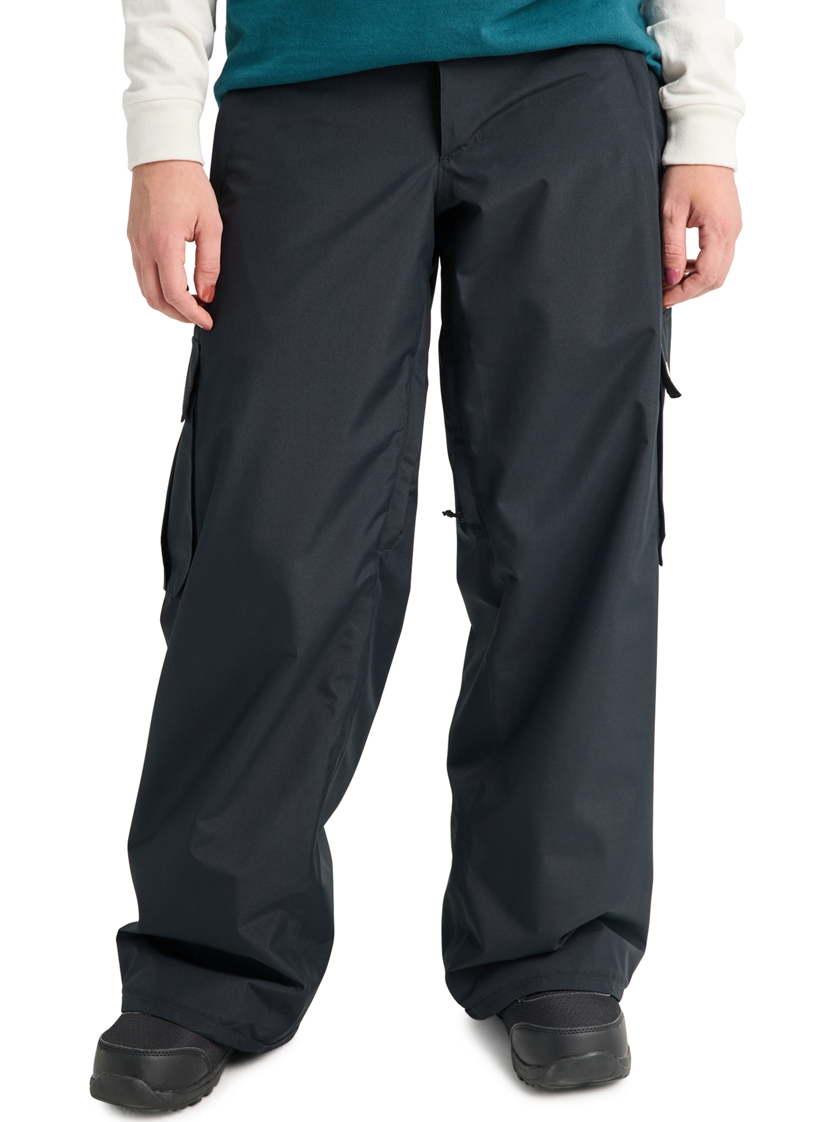 Women's Burton Reserve 2L Baggy Pant, True Black / Regular / XS