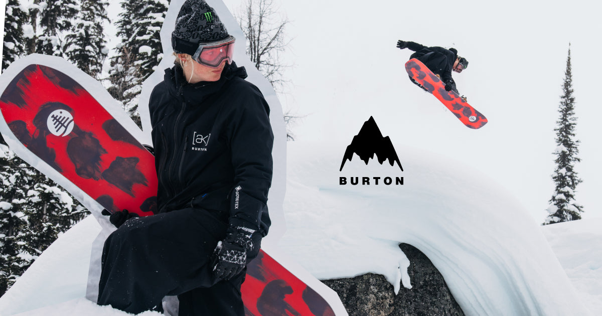 BURTON スノーボードウェア XL 赤黒ストライプ150〜160 Burton.com | Standing Sideways Since 1977 | Burton Snowboards