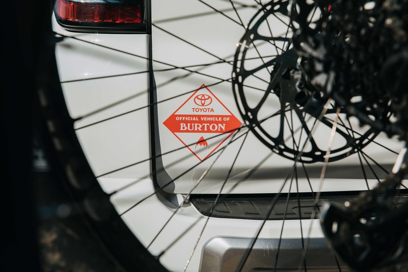 Proud to have Toyota as the official vehicle of Burton.