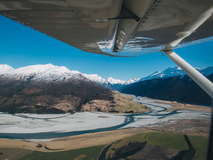 The views of New Zealand are even better from the sky.