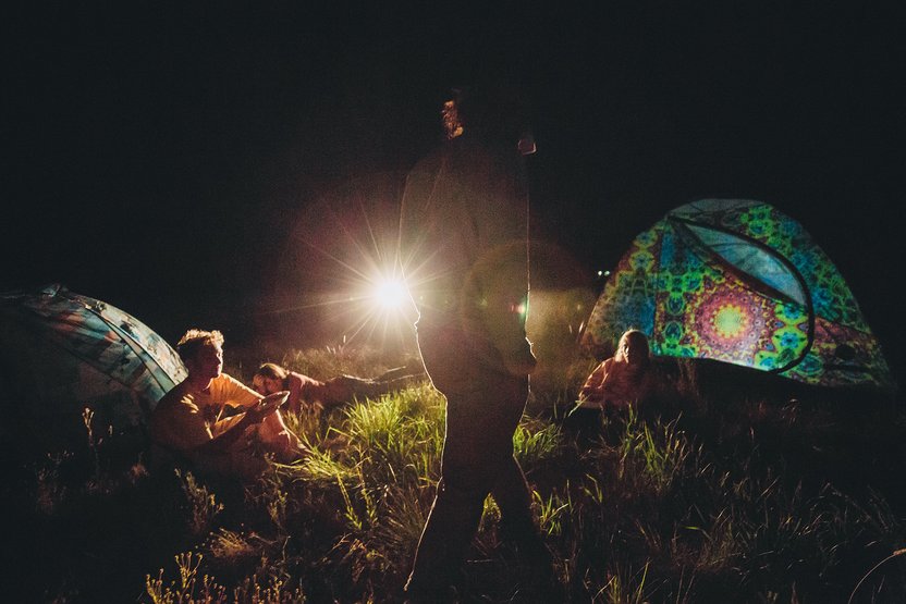 Visions nocturnes illuminées.