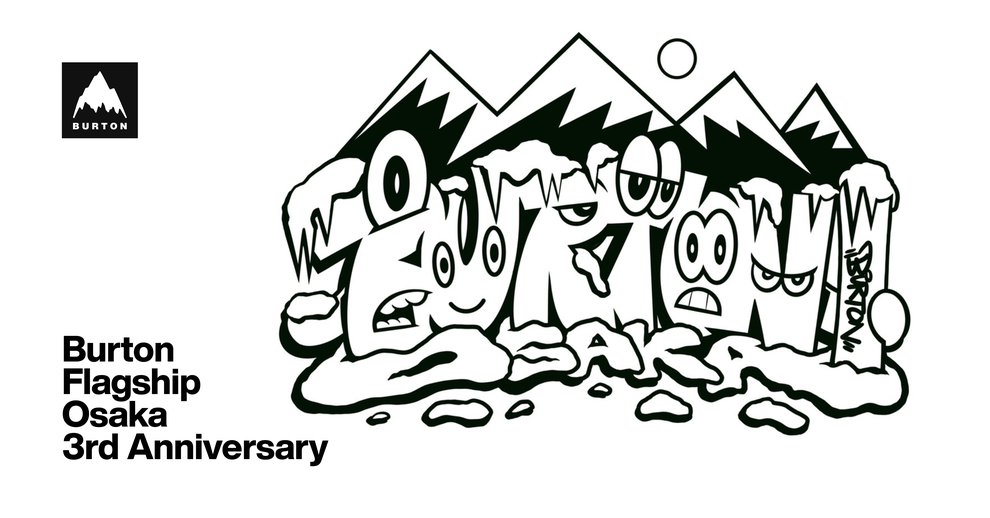 Burton（バートン）Flagship Osaka 3周年記念Tシャツ発売！ | BURTON JP