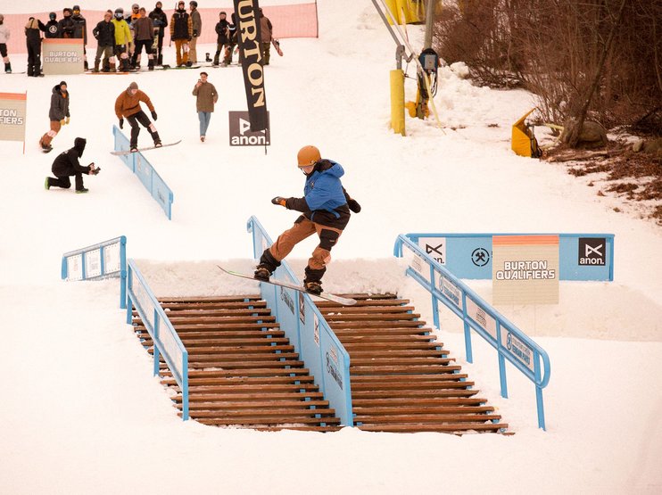 Open Division 3rd place winner, Tim Major came all the way from Vermont to lay down this lipslide.