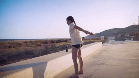 Box jumps. Start with ten jumps and work your way up to more.