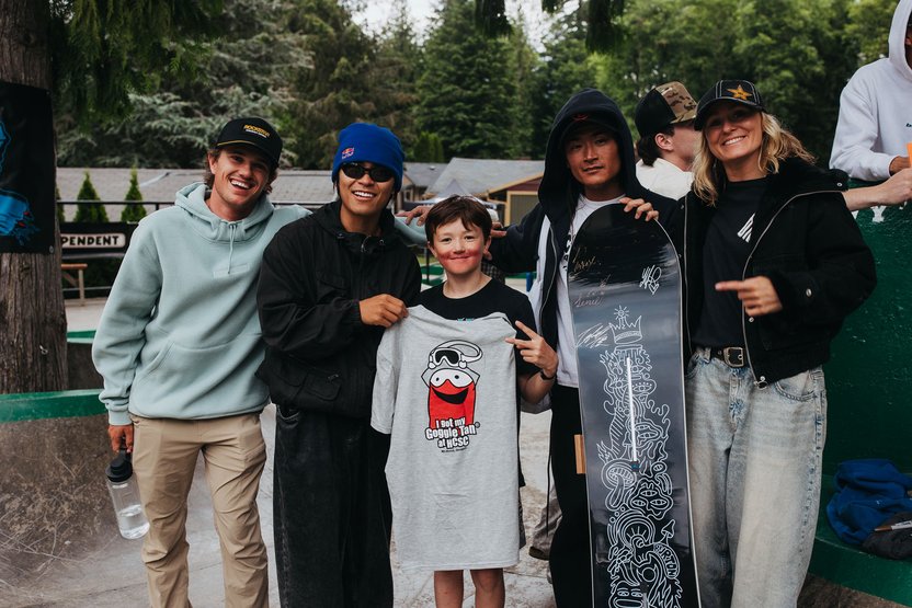 The Burton Team are for the children. P: Matt Roebke