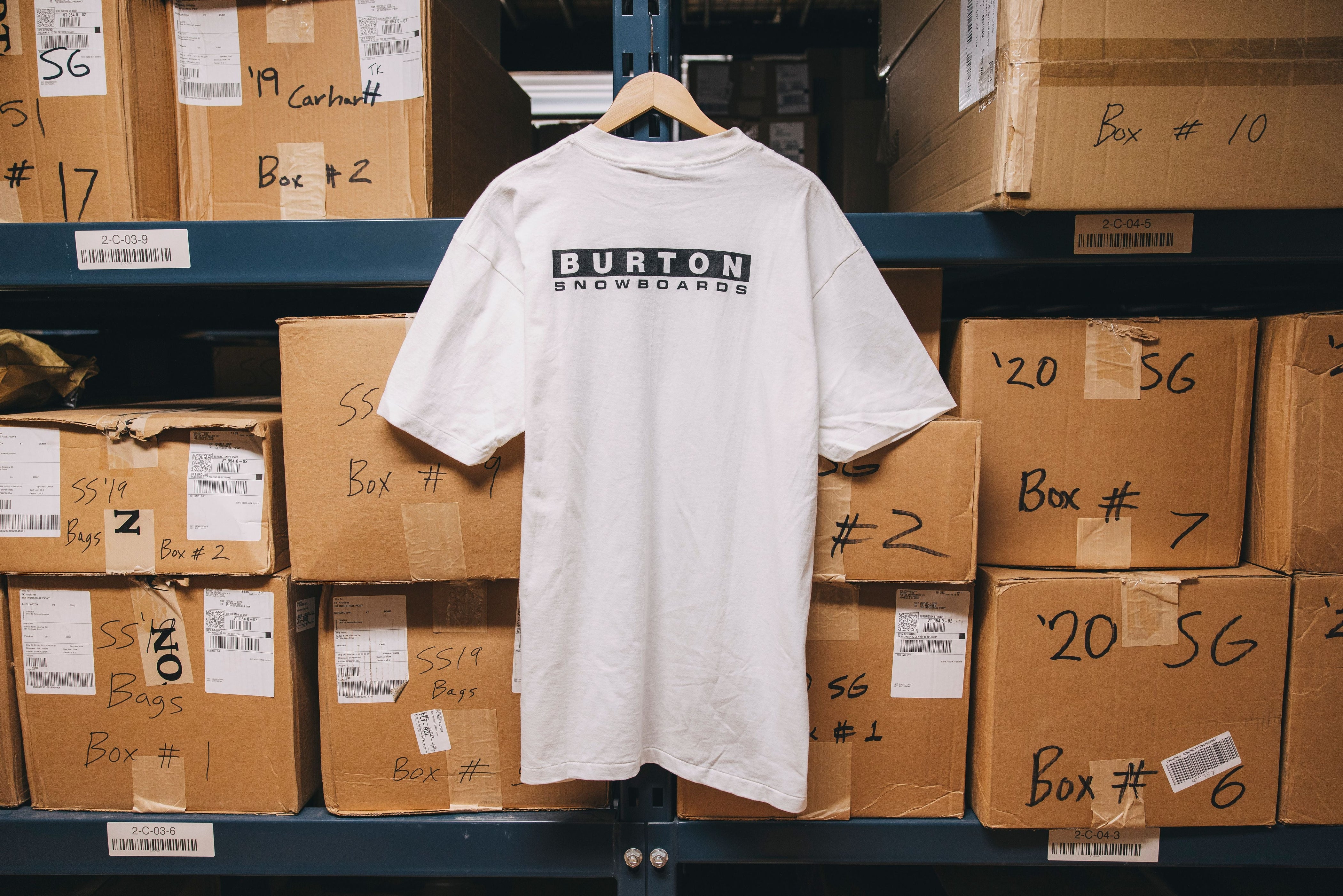 Digging Through The Archives: Decades of Burton T-Shirts