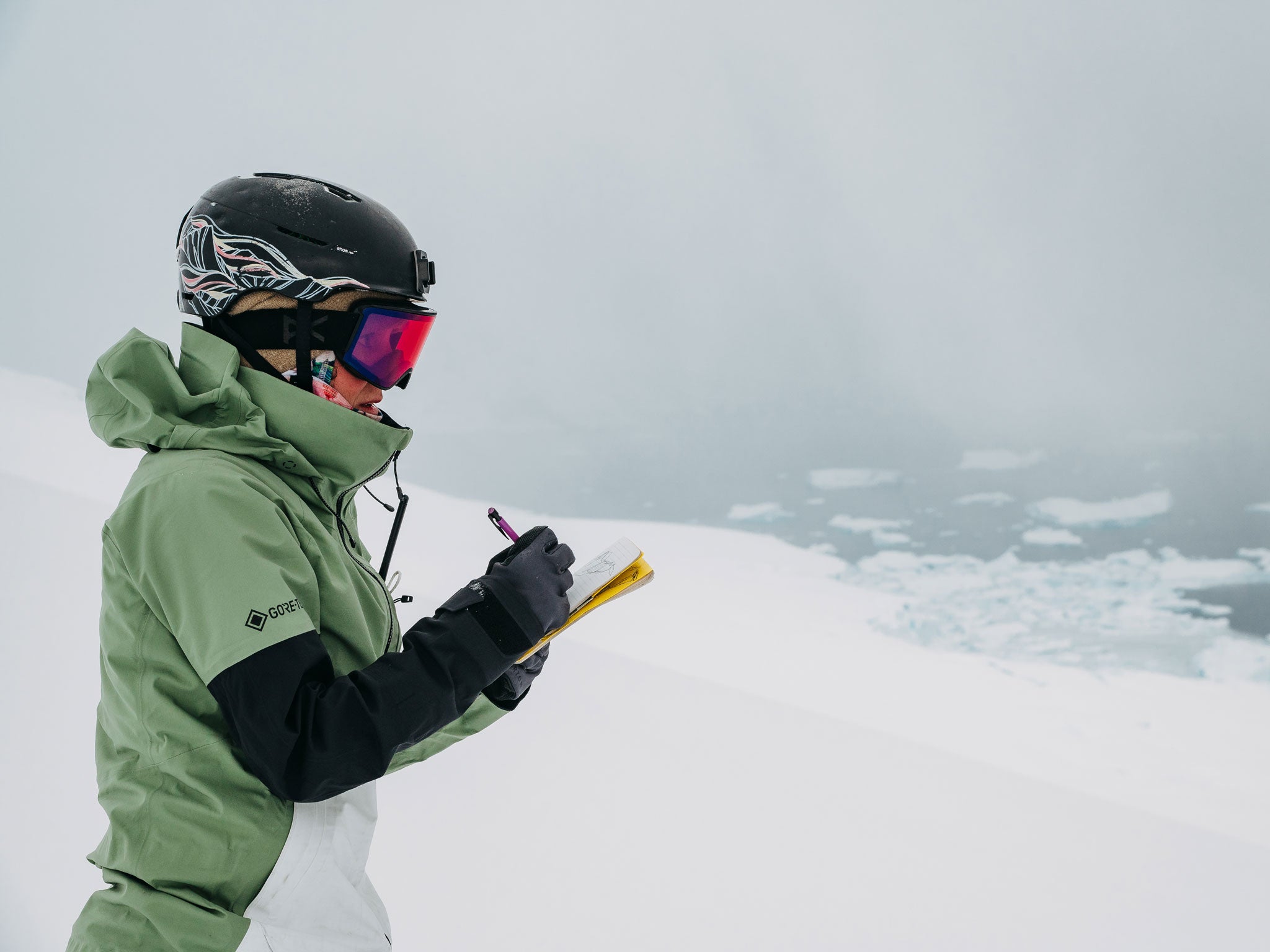 Painting The End of the World: Jessa Gilbert's Antarctic Travel Journal