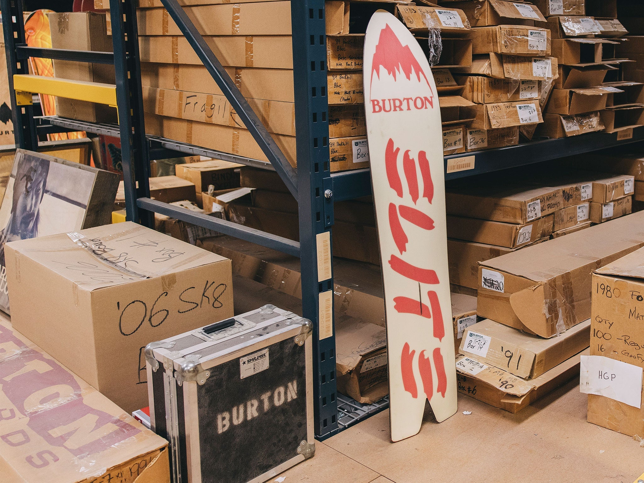 Iconic Burton Snowboards