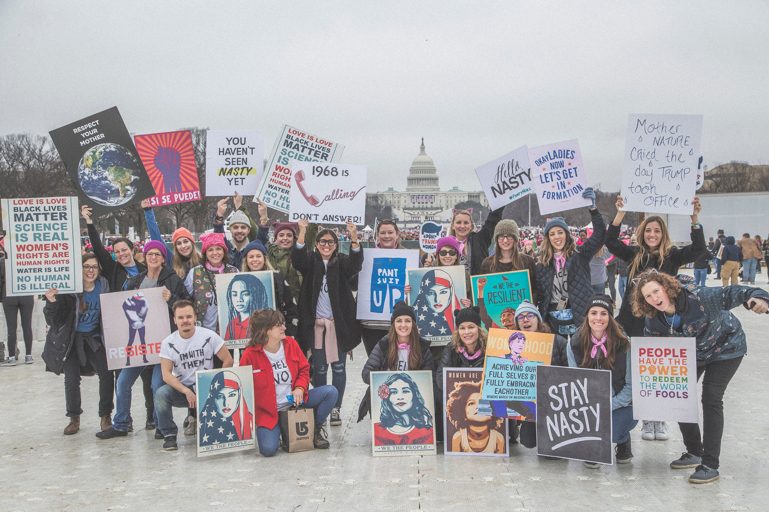 Burton Joins the Women’s March on Washington