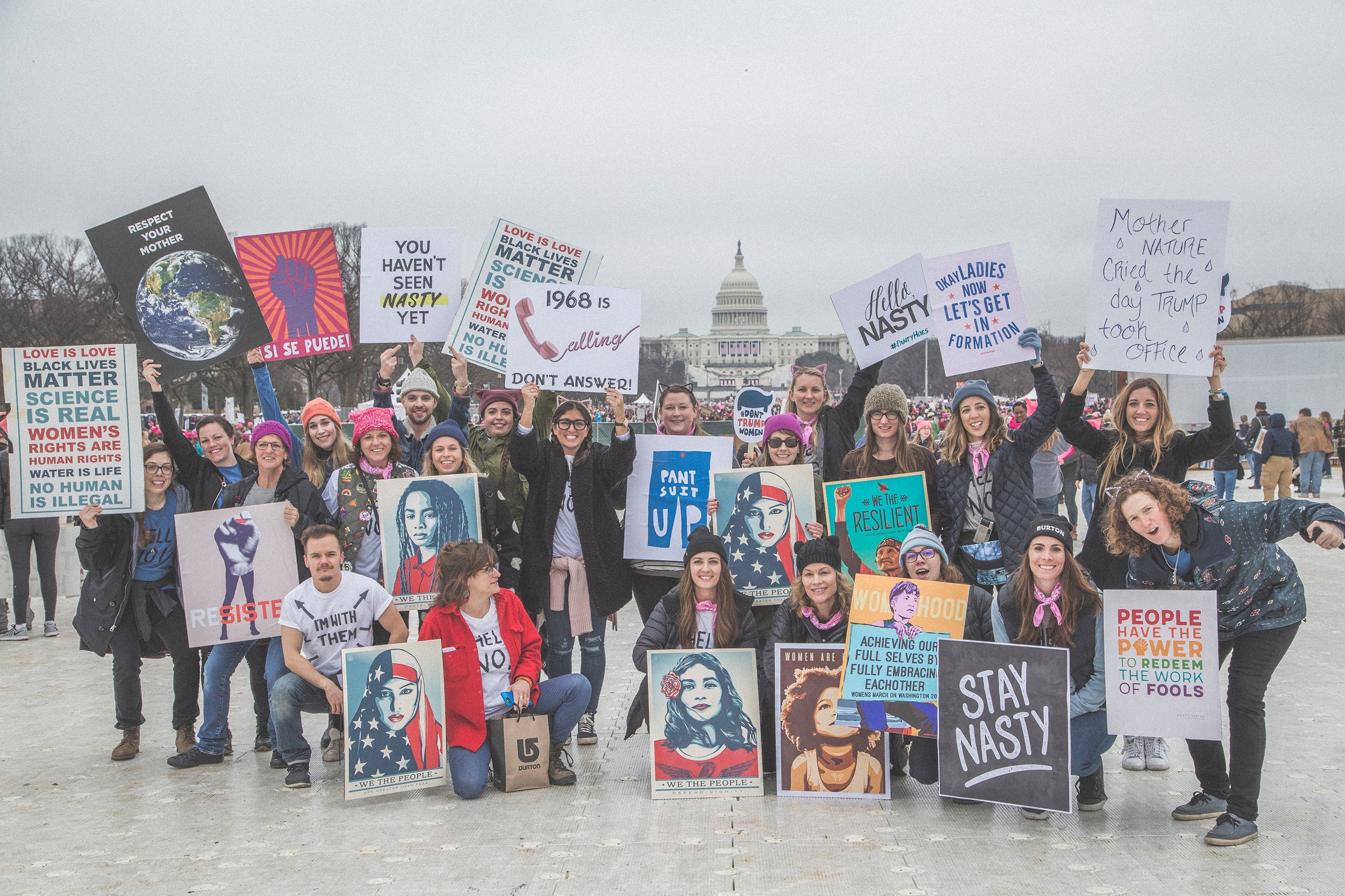 Burton Joins the Women’s March on Washington