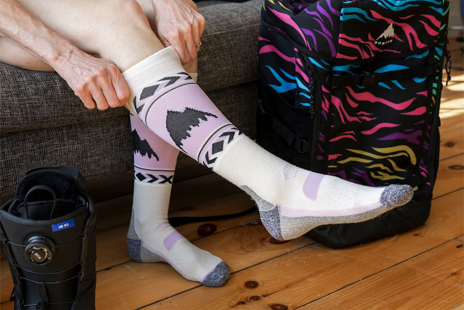 Burton's Guide on How to choose the best socks for snowboarding