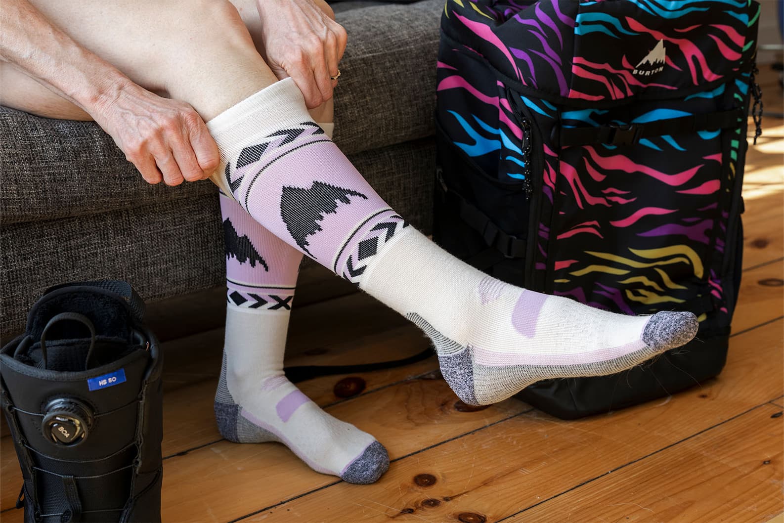 Burton's Guide on How to choose the best socks for snowboarding