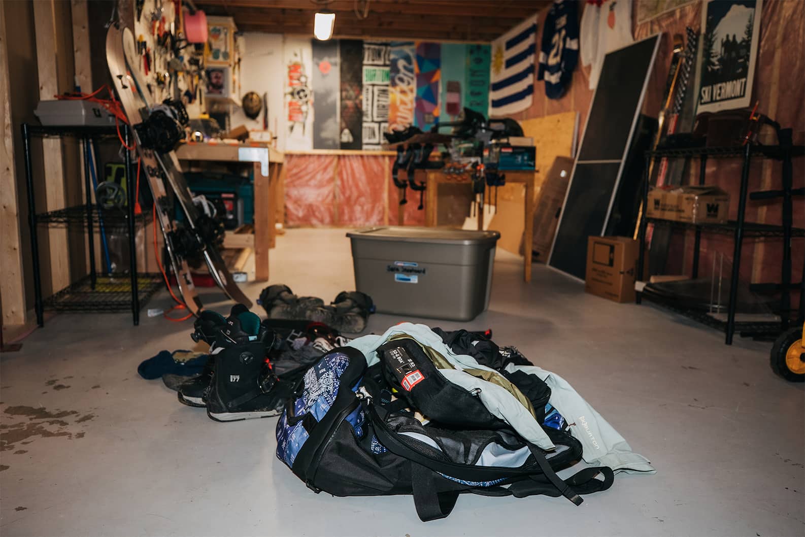 How to Store Snowboards & Other Gear During the Summer