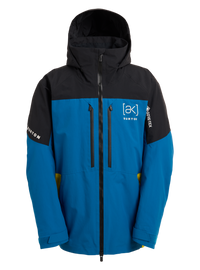 Product image of Men's Burton [ak] Swash GORE‑TEX 2L Jacket[Variant:True Black / Blue Teal / Atomic Yellow]
