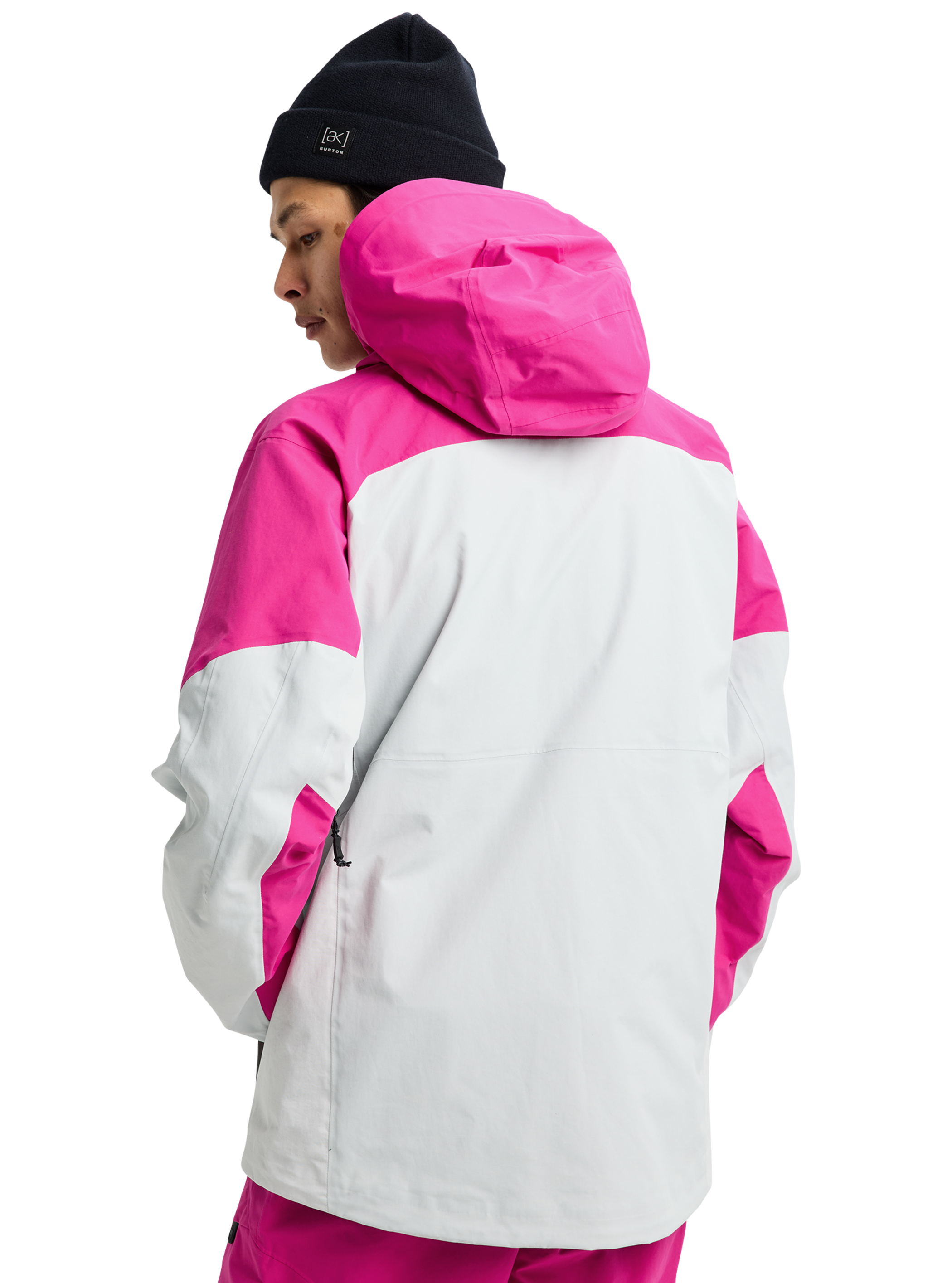 Product image of Men's Burton [ak] Cyclic GORE‑TEX 2L Jacket[Variant:Very Berry / Gray Cloud]
