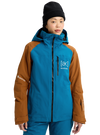 Product image of Women's Burton [ak] Embark GORE‑TEX 2L Jacket[Variant:Blue Teal / Chestnut Brown]