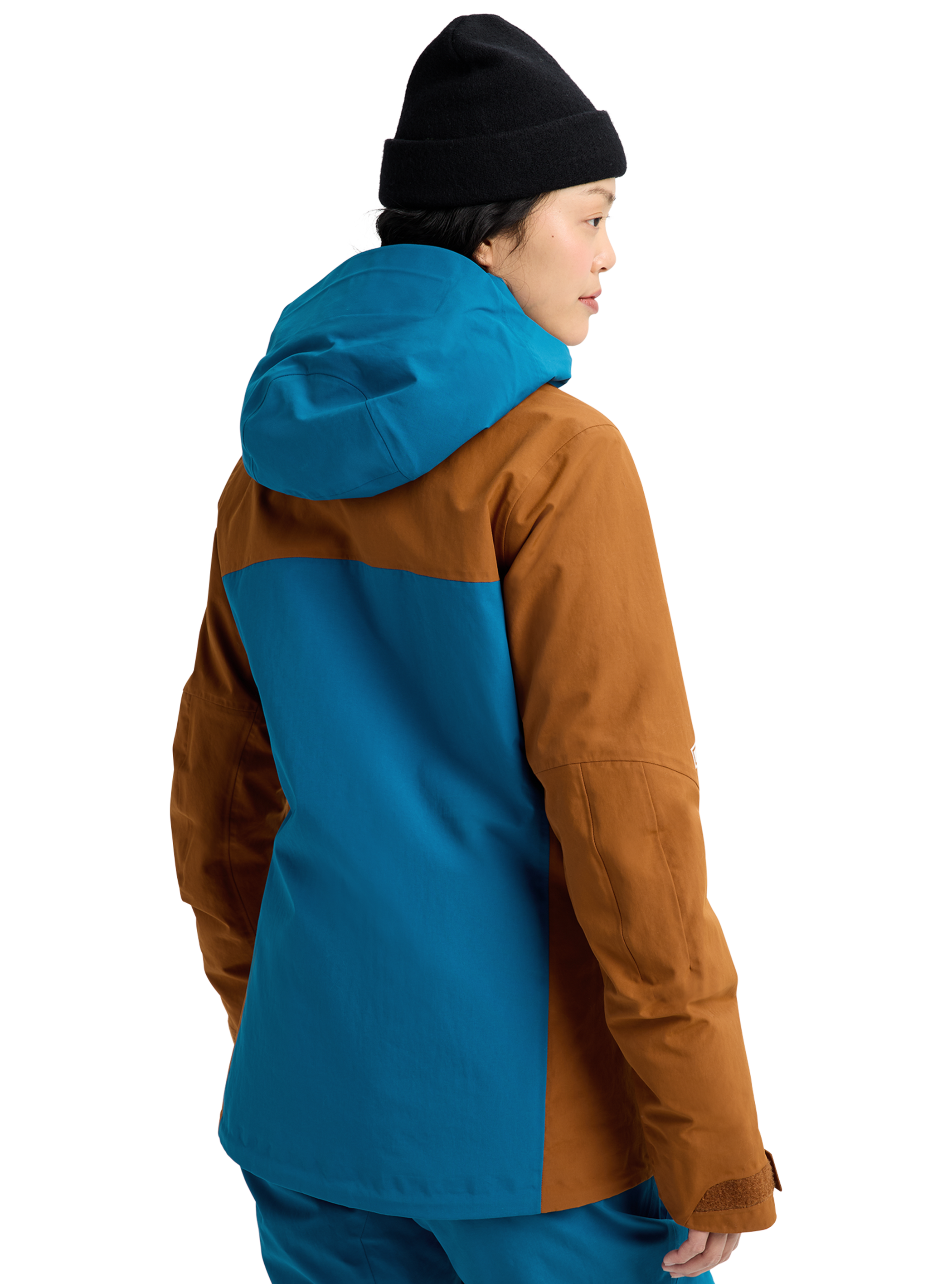 Product image of Women's Burton [ak] Embark GORE‑TEX 2L Jacket[Variant:Blue Teal / Chestnut Brown]
