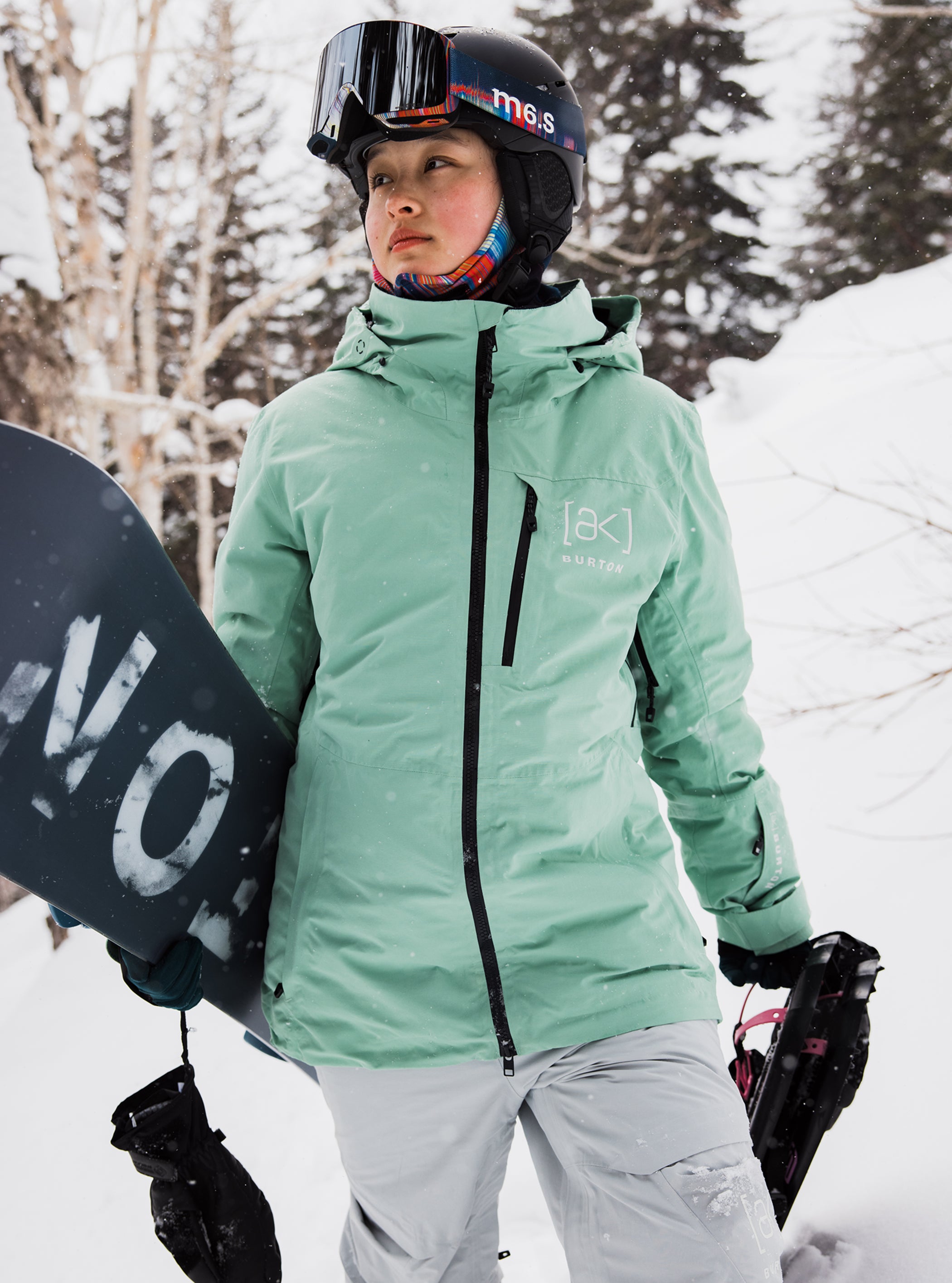 Product image of Women's Burton [ak] Flare GORE‑TEX 2L Down Jacket[Variant:Soft Sage]