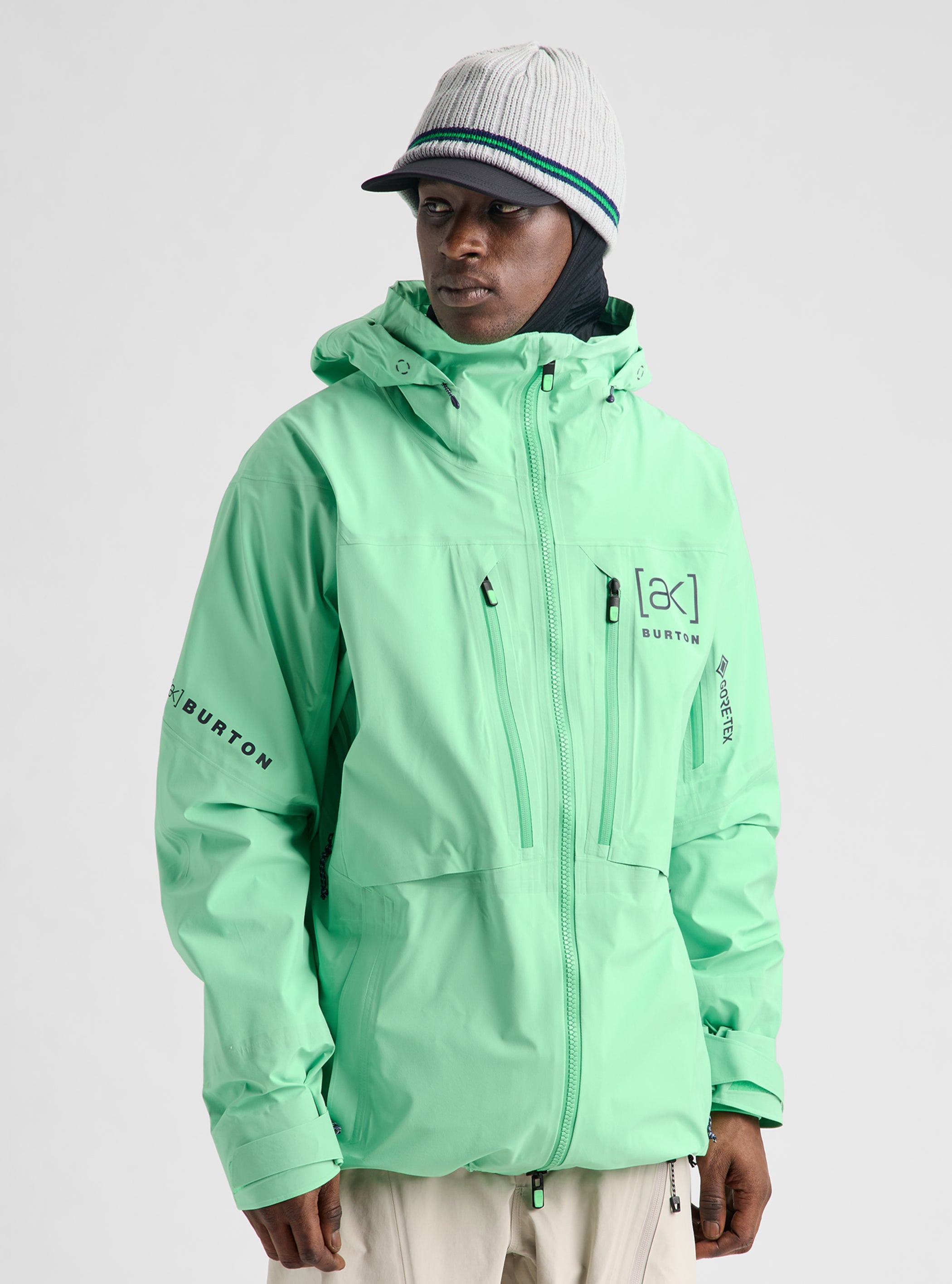 Product image of Men's Burton [ak] Hover GORE‑TEX C-Knit 3L Stretch Jacket[Variant:Green Voltage]