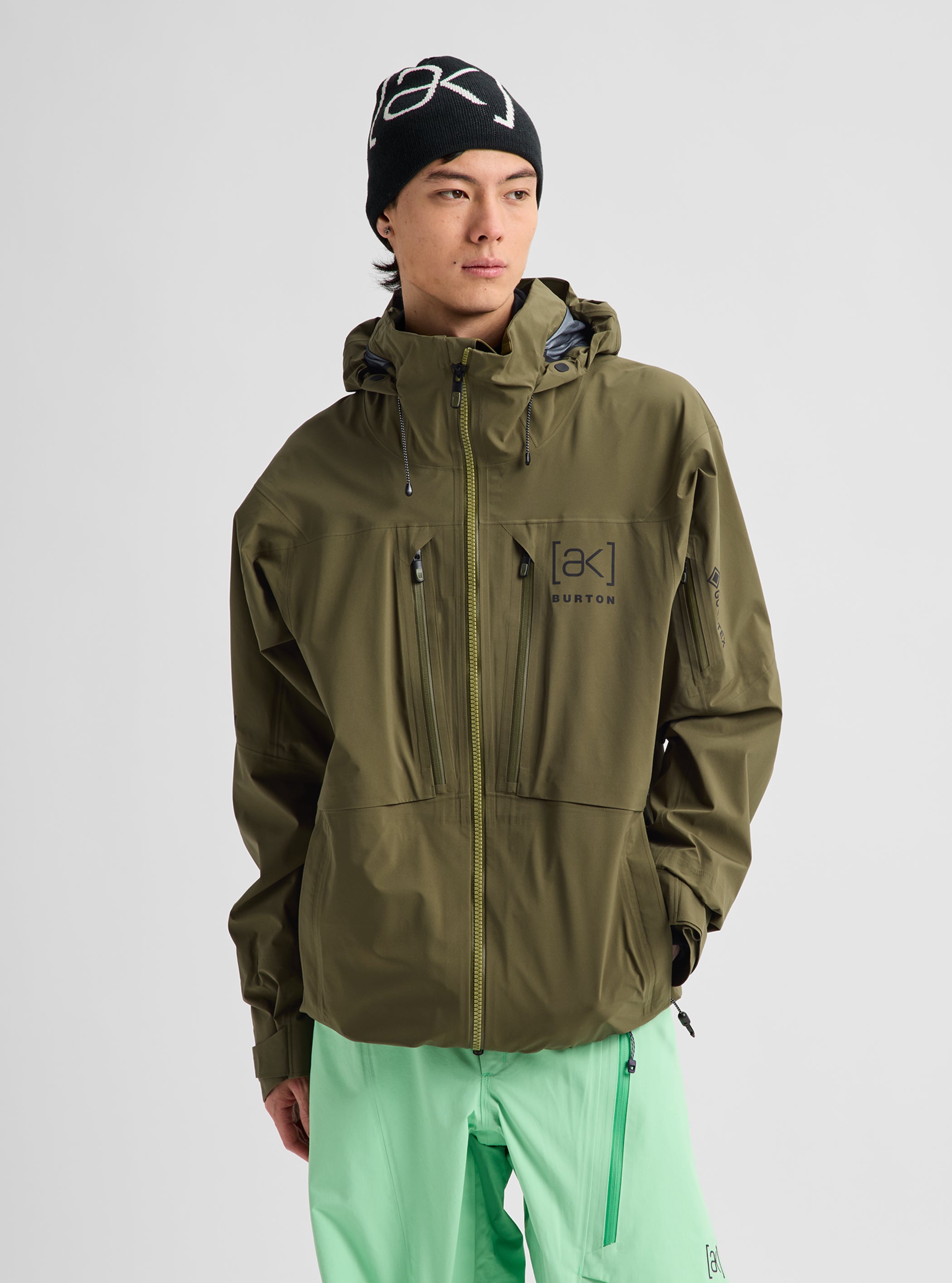 Product image of Men's Burton [ak] Hover GORE‑TEX C-Knit 3L Stretch Jacket[Variant:Dried Moss]