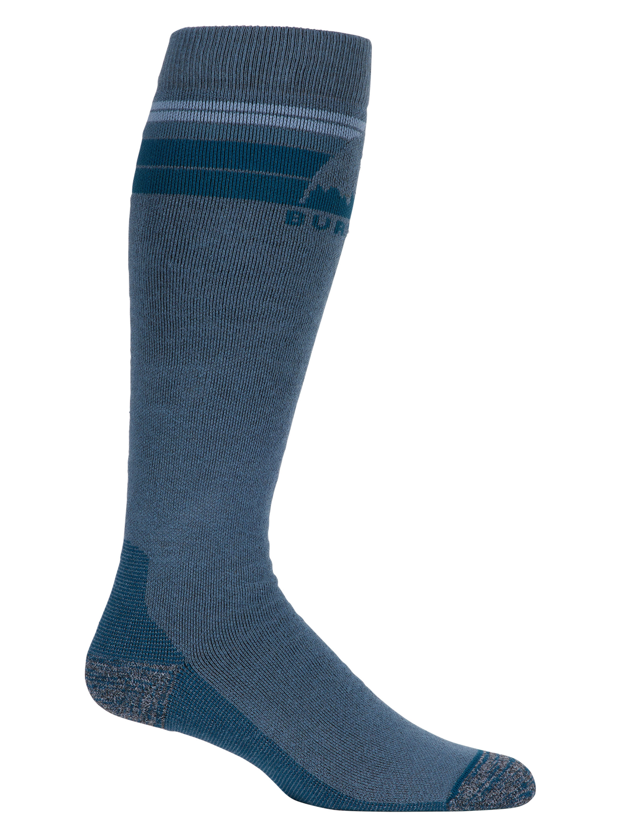 burton emblem midweight snowboard socks WOMENS - PETROL GREEN - 2025 placed cushioning make it the optimal all Men's Burton Emblem Midweight Socks