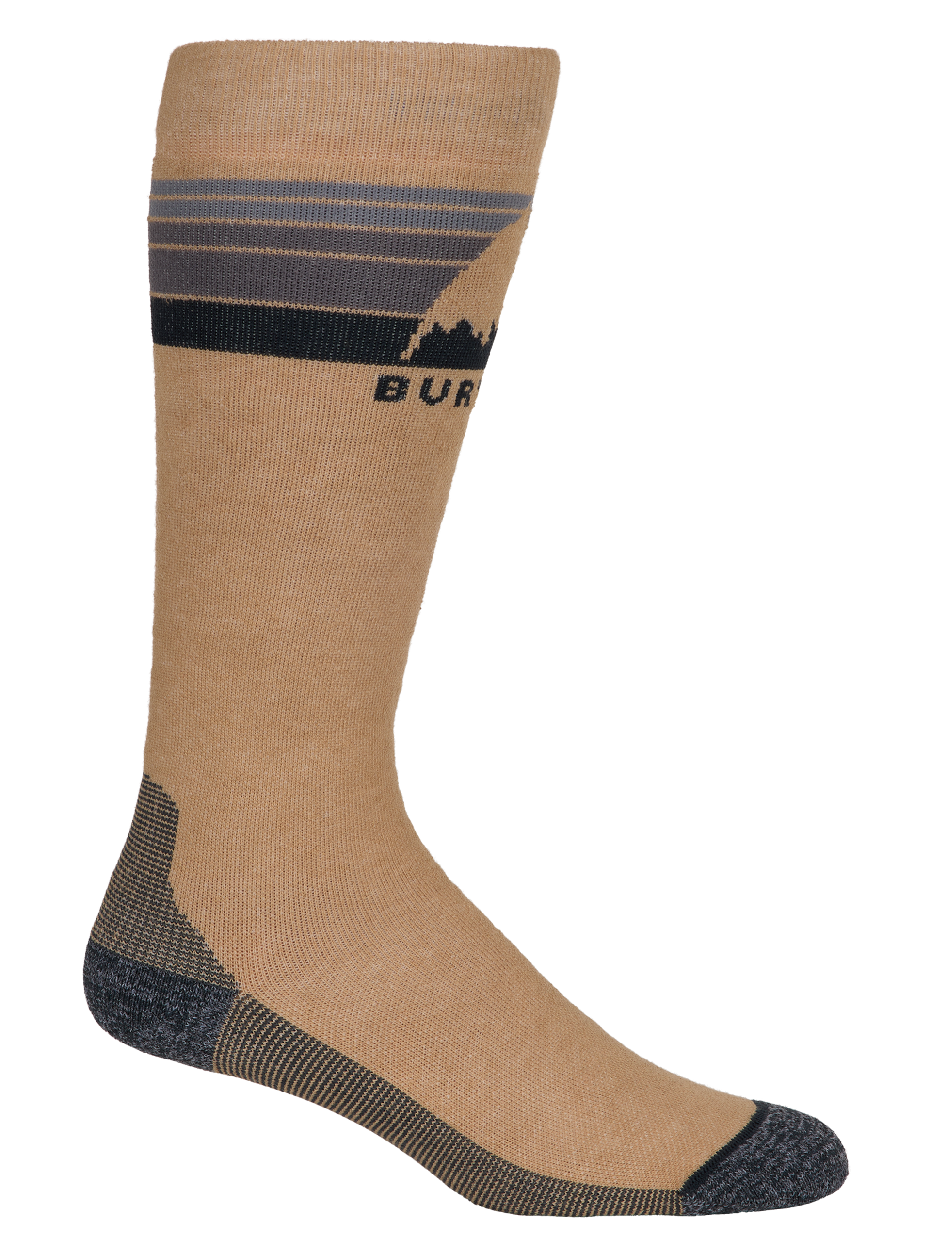 Women's Burton Emblem Midweight Socks, Summit Taupe / ml