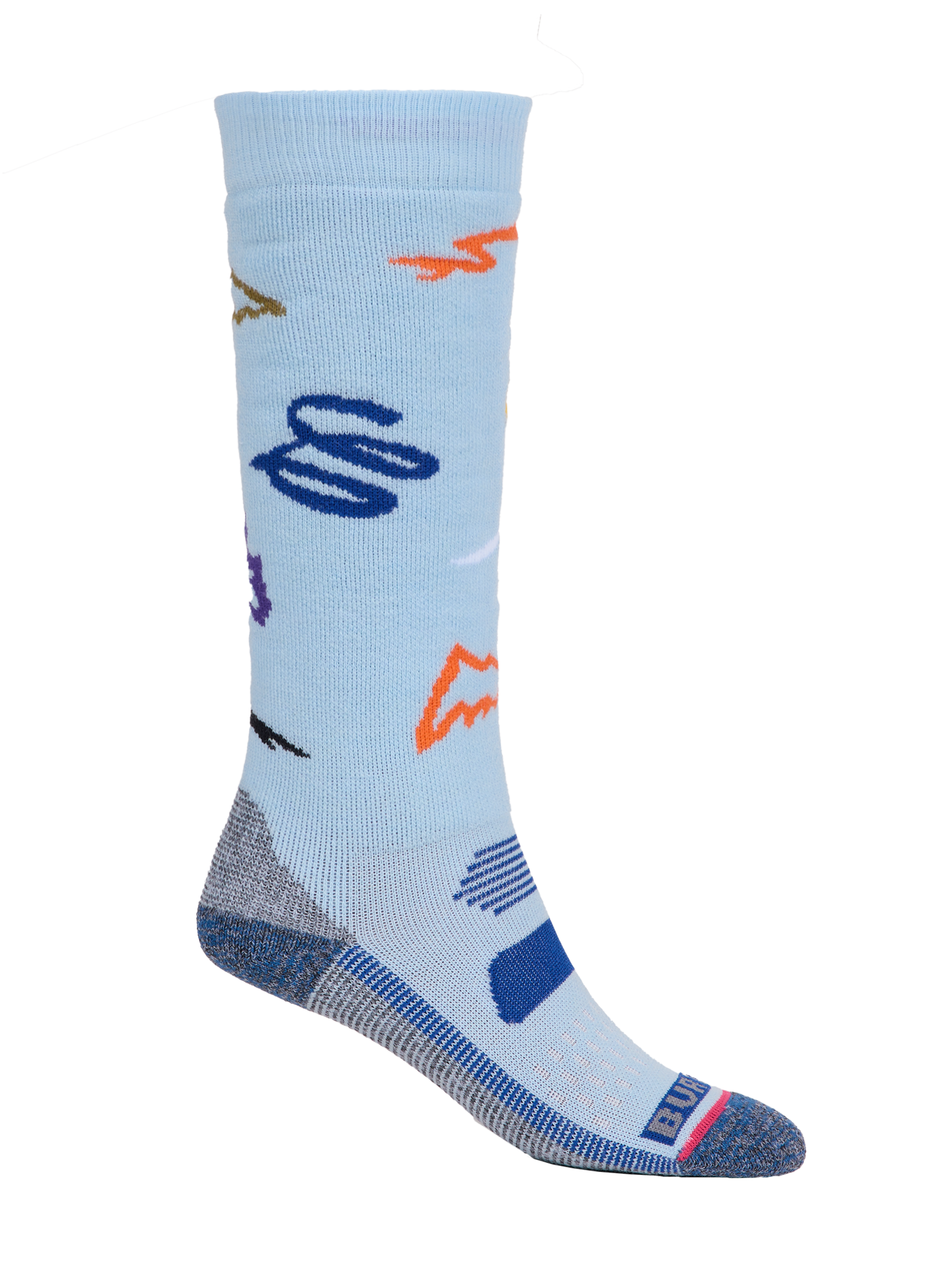 Product image of Kids' Burton Performance Midweight Socks[Variant:Scribble]