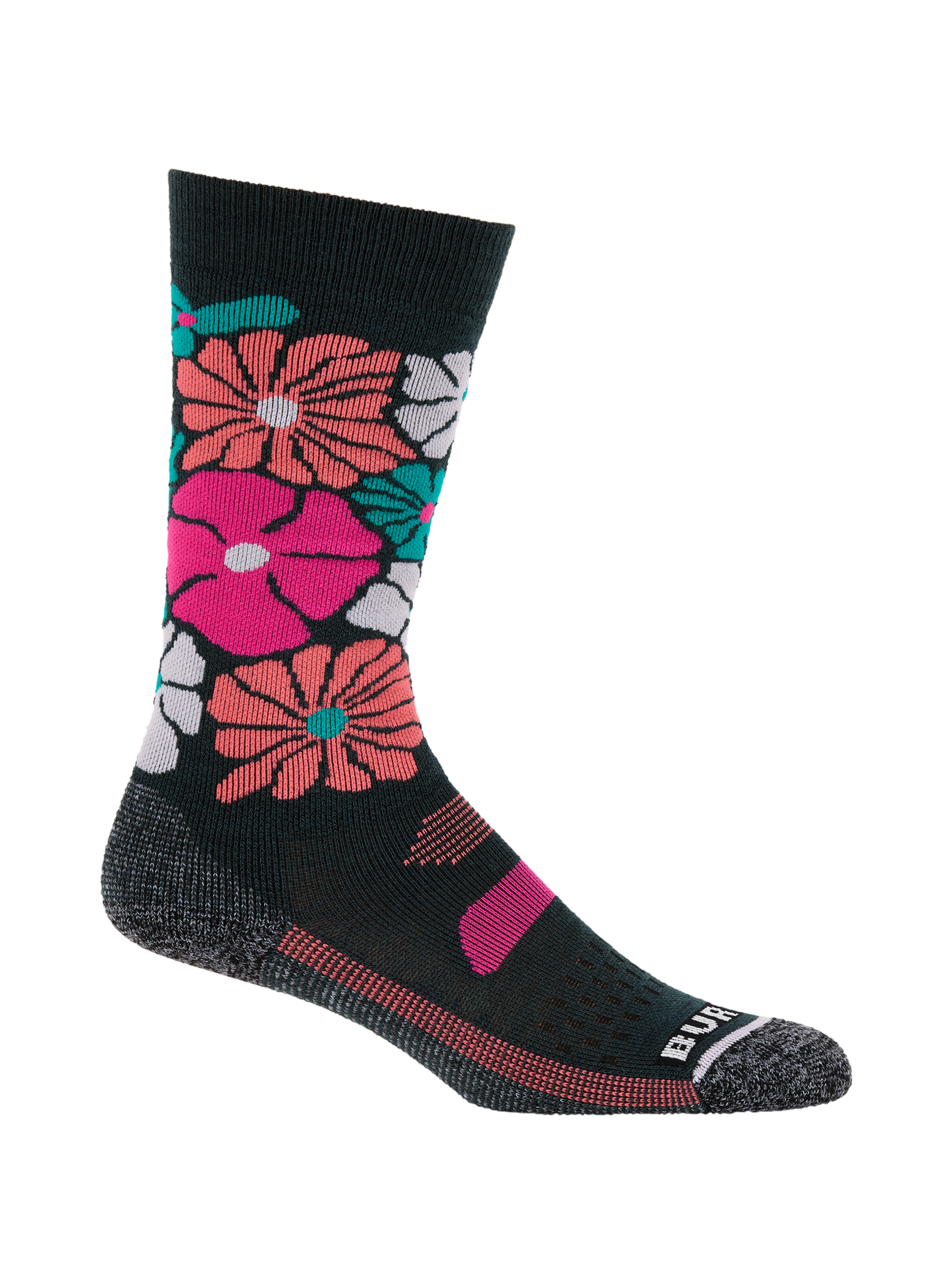 Product image of Kids' Burton Performance Midweight Socks[Variant:Pop Floral]