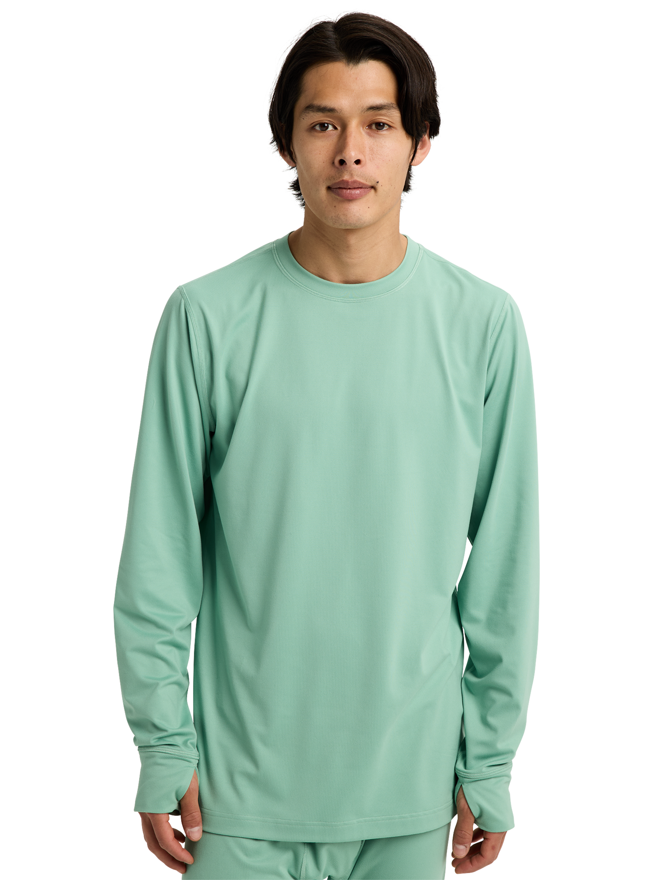 Product image of Men's Burton Midweight Base Layer Crewneck[Variant:Soft Sage]