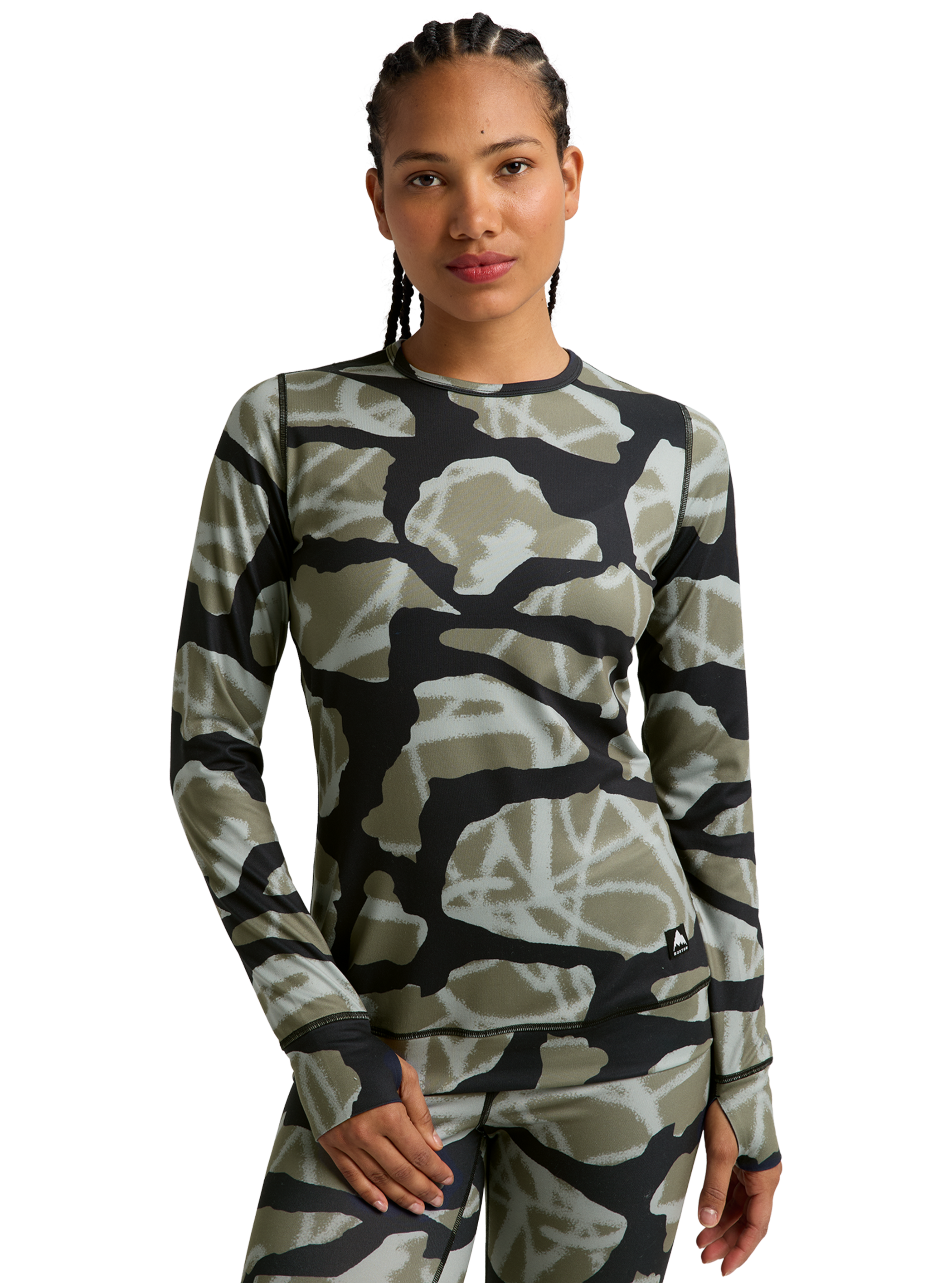 Product image of Women's Burton Midweight Base Layer Crewneck[Variant:Graffiti Camo]