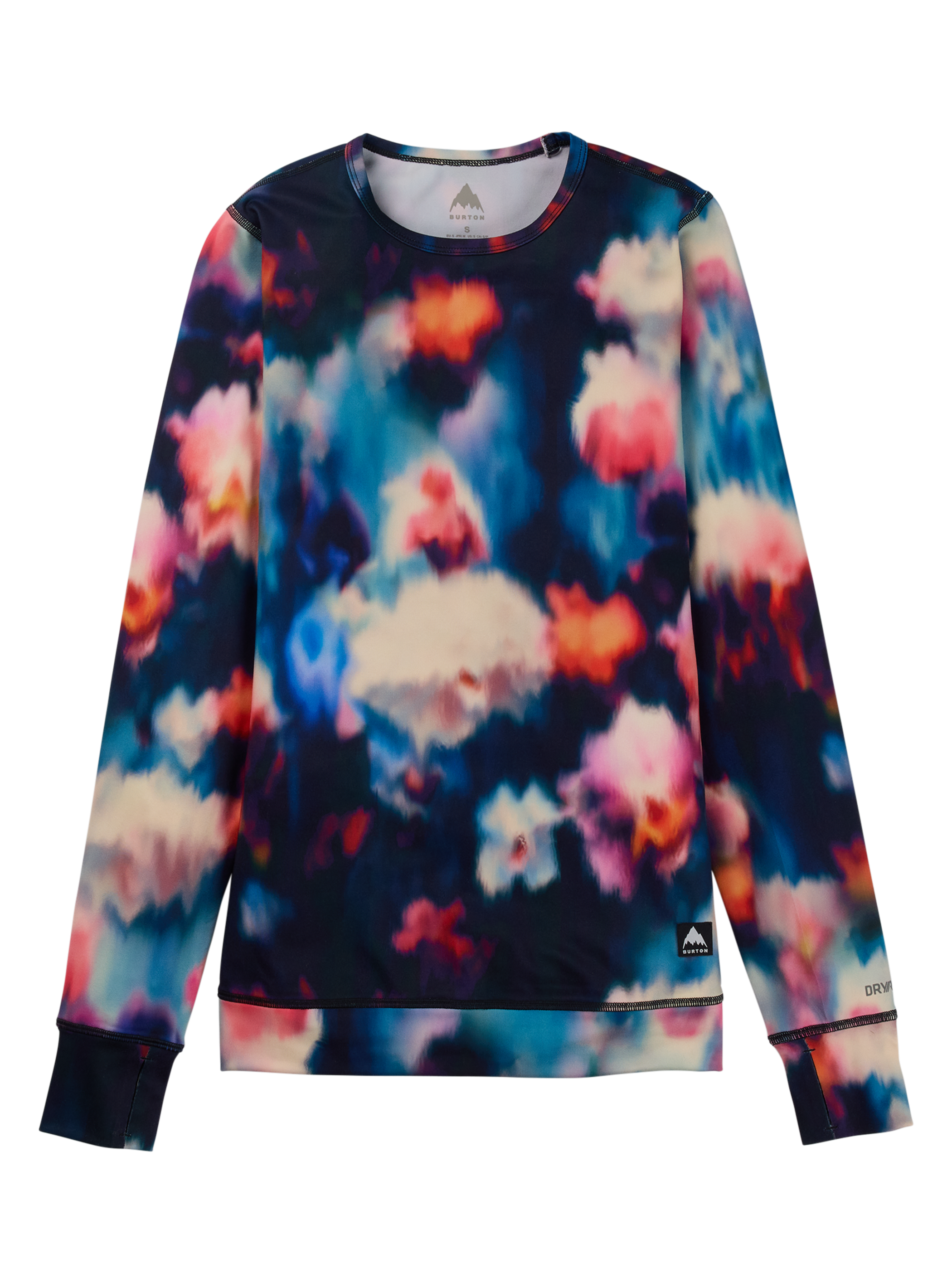 Product image of Women's Burton Midweight Base Layer Crewneck[Variant:Floral Blur]