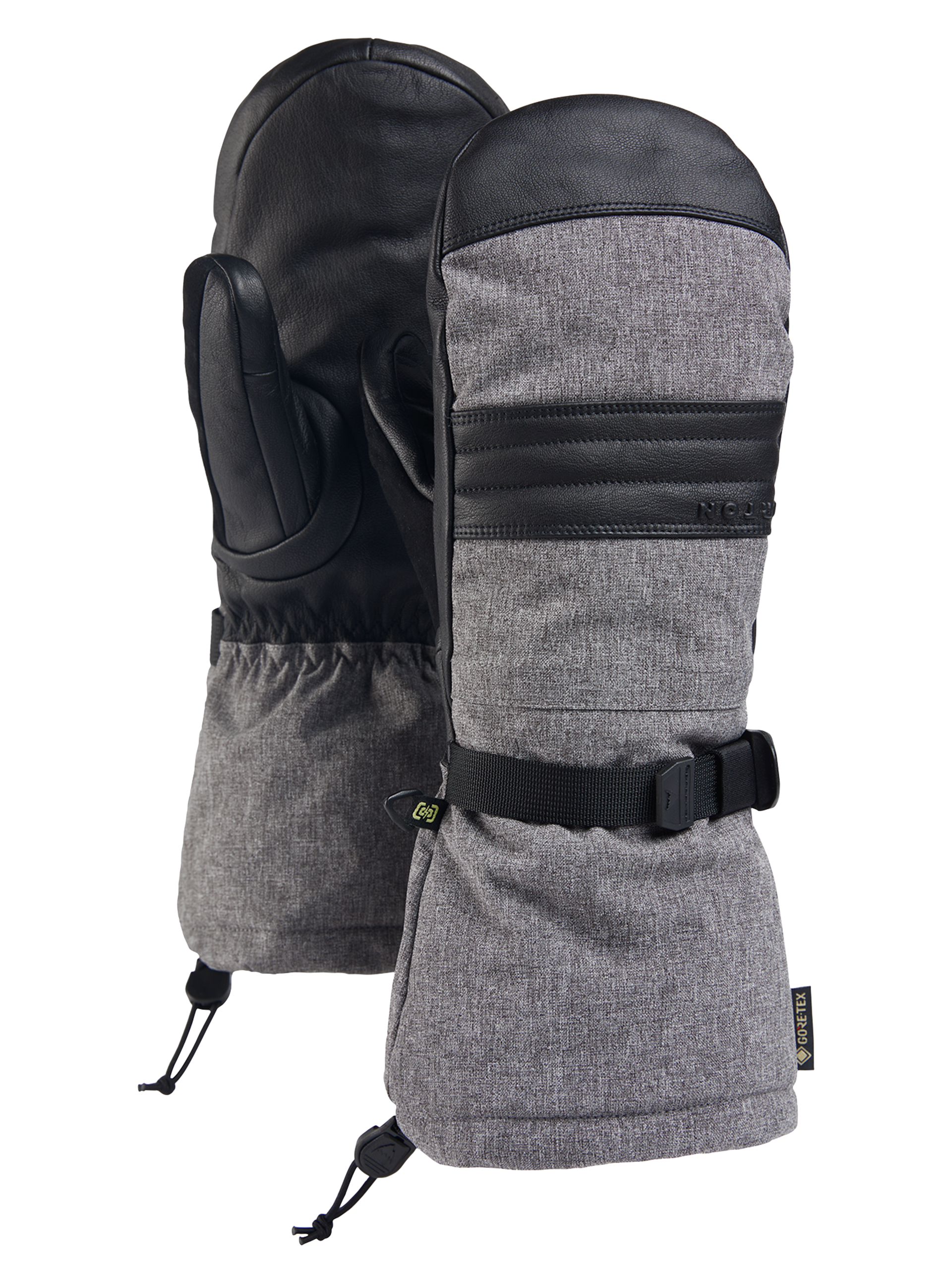 Men's Burton Warmest GORE-TEX Mittens, Gray Heather / S