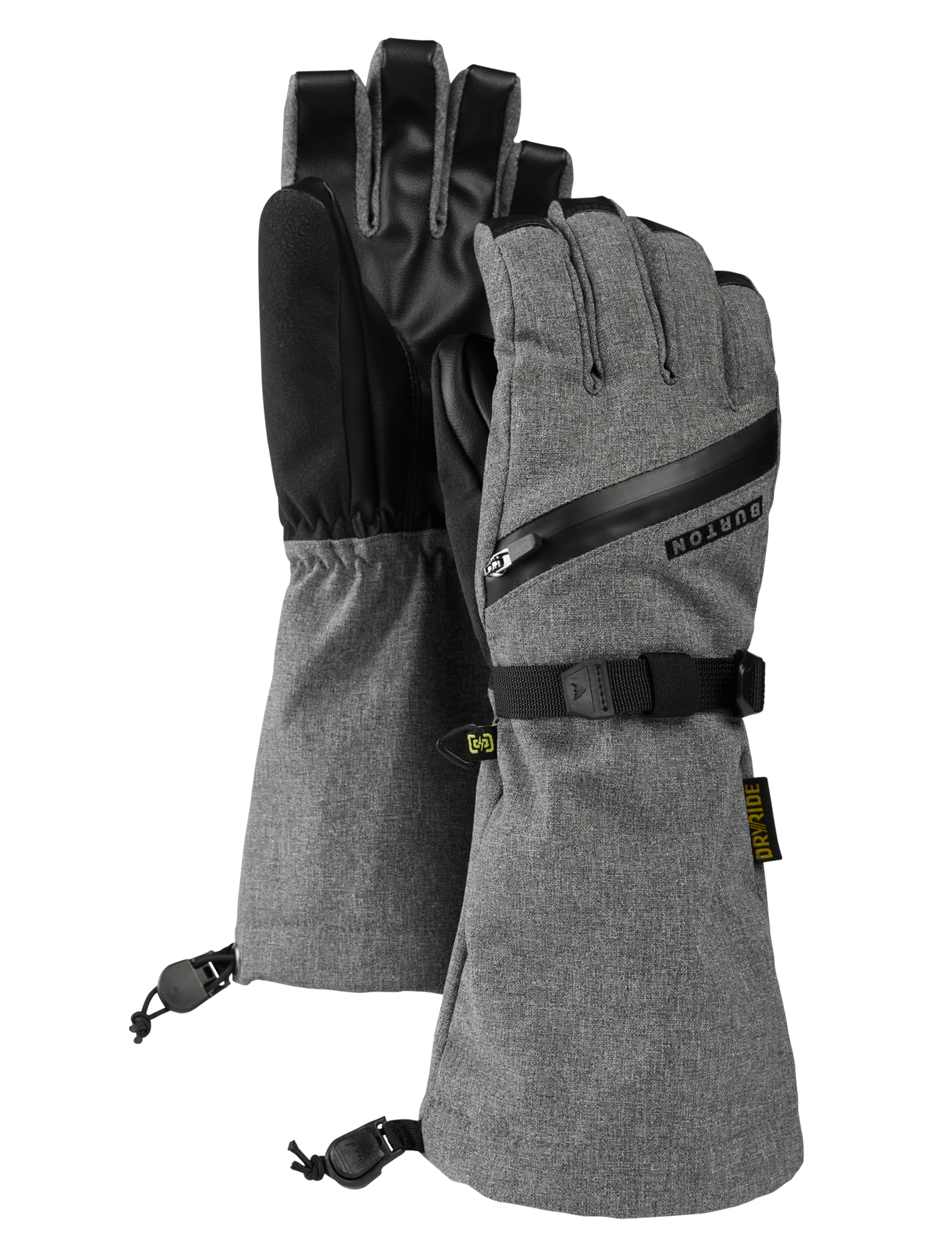 Kids' Burton Vent Gloves, Gray Heather / L