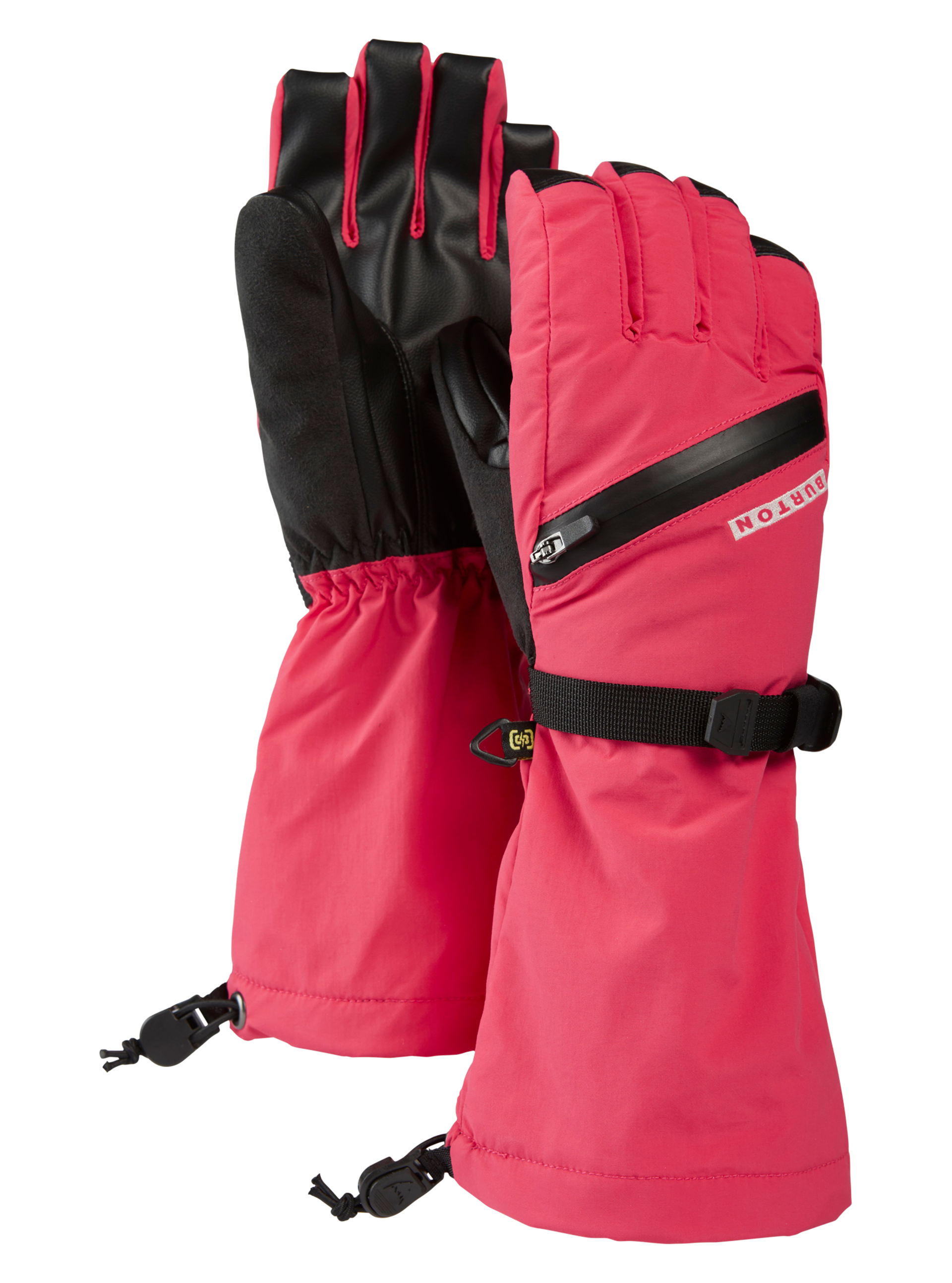 Kids' Burton Vent Gloves, Azalea Pink / M