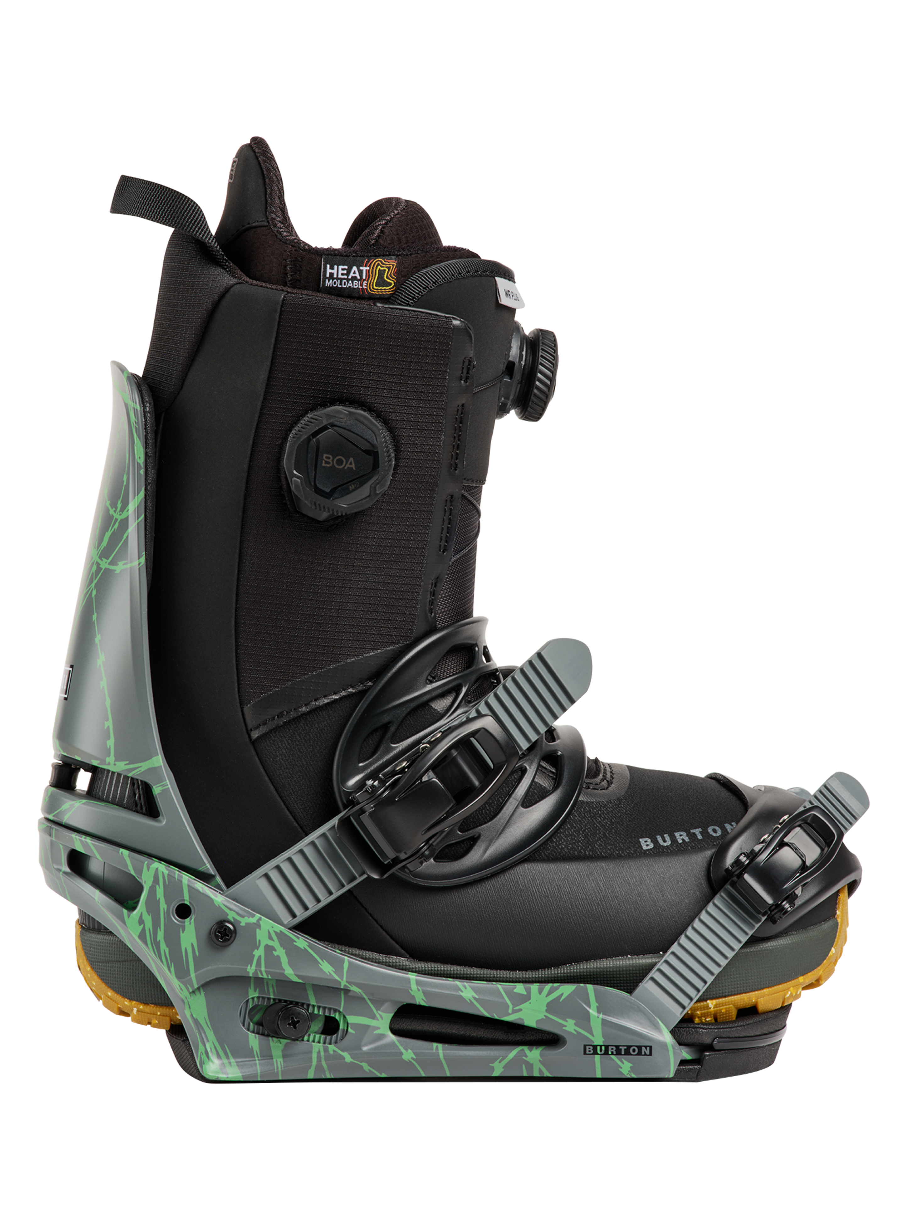 burton cartel leather snowboard bindings 2018 Men's Re:Flex 2027 Osprey Escapist Color:Race Red binding interface that lets Backpacks with Trolley Sleeves