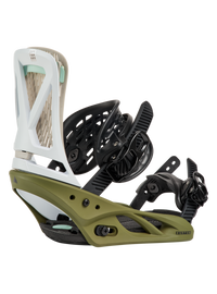 Product image of Women's Burton Escapade Re:Flex Snowboard Bindings[Variant:White / Dried Moss]