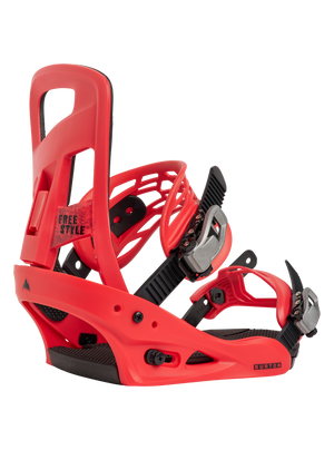 Product Image of Men's Burton Freestyle Re:Flex Snowboard Bindings [Variant:Geranium Red]
