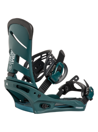 Burton Men's Mission Re:Flex Snowboard Bindings, Black, S