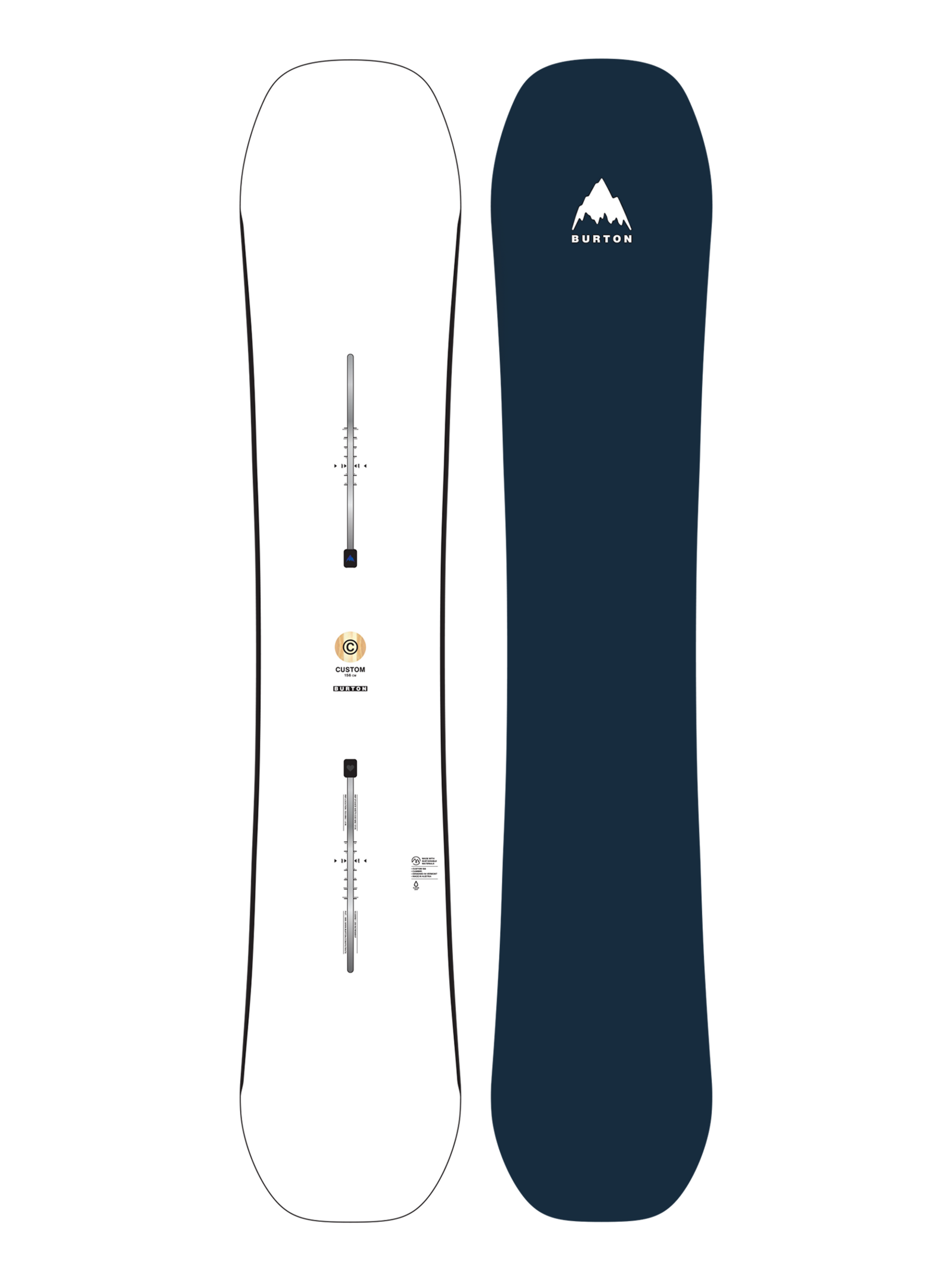 Product image of Men's Burton Custom Camber Snowboard[Variant:White]