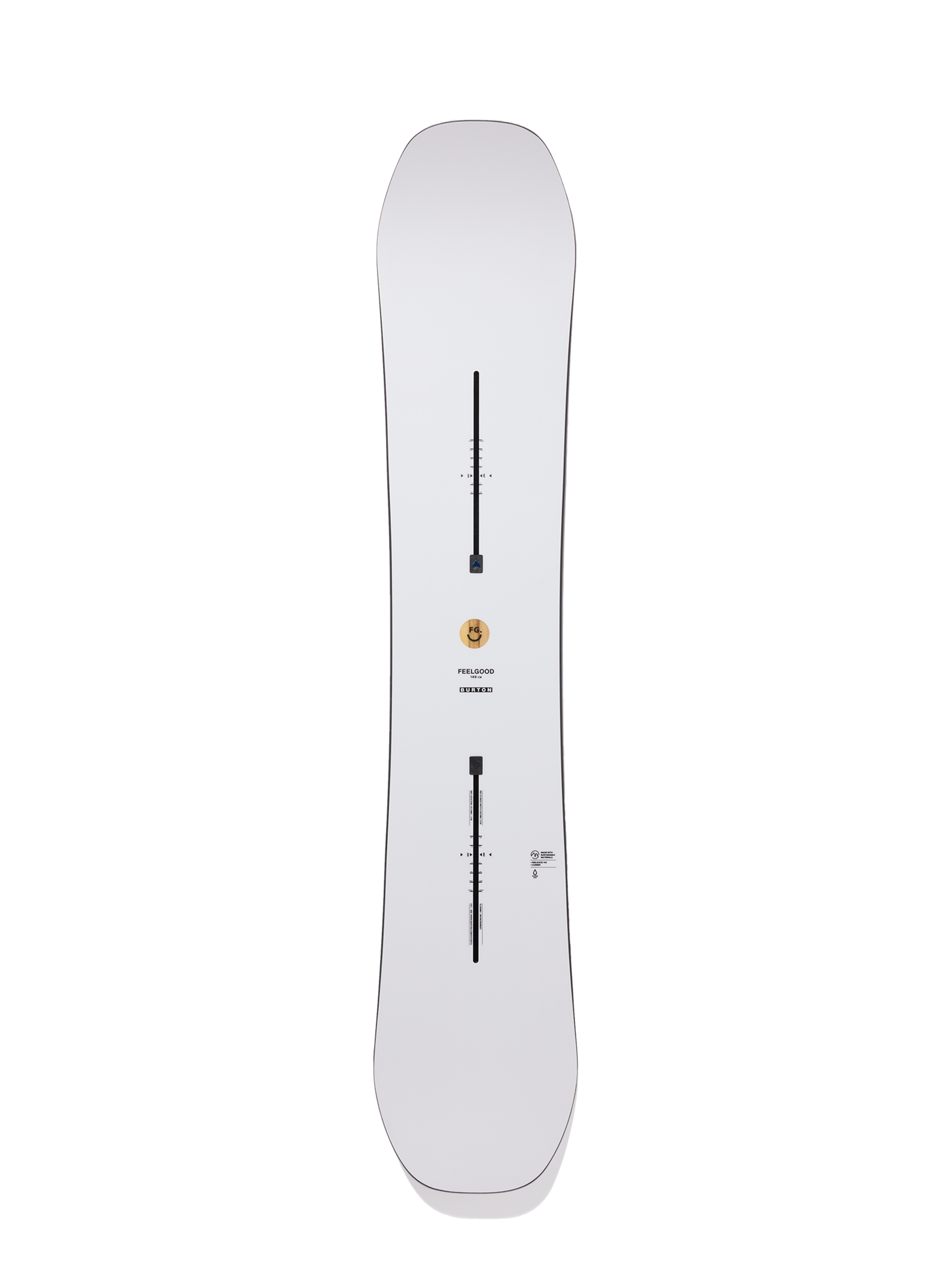 Product image of Women's Burton Feelgood Camber Snowboard[Variant:White]